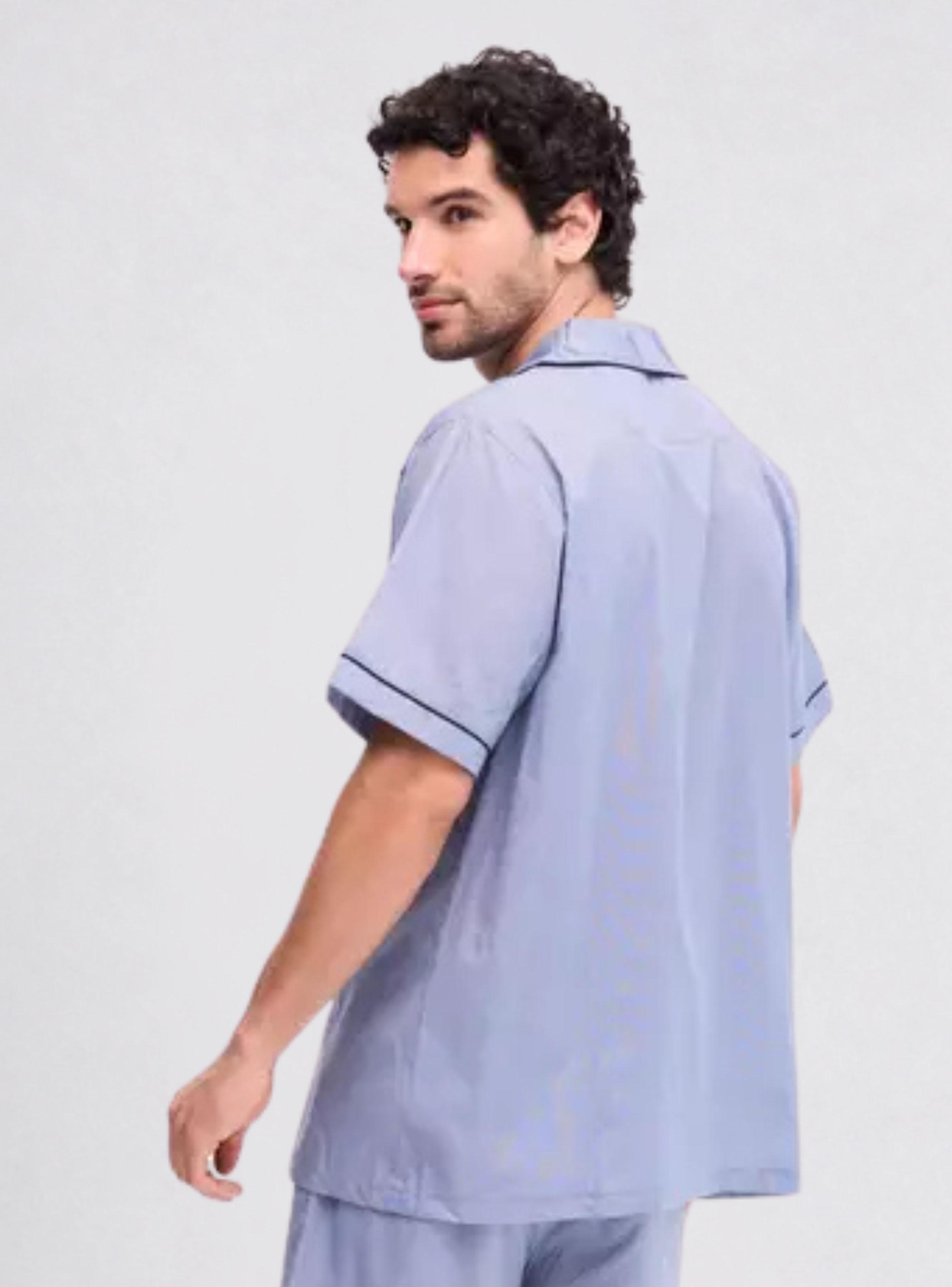 Pijama Corto Cuello Sport Algodón-2