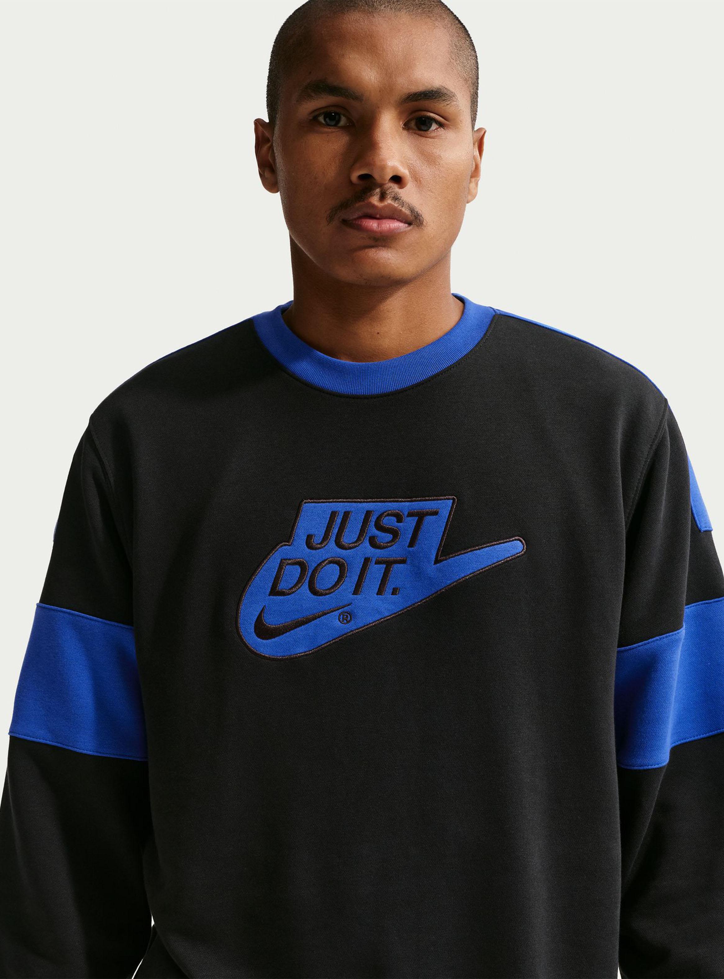 Polerón French -Terry Just Doit Club Cuello Redondo-2