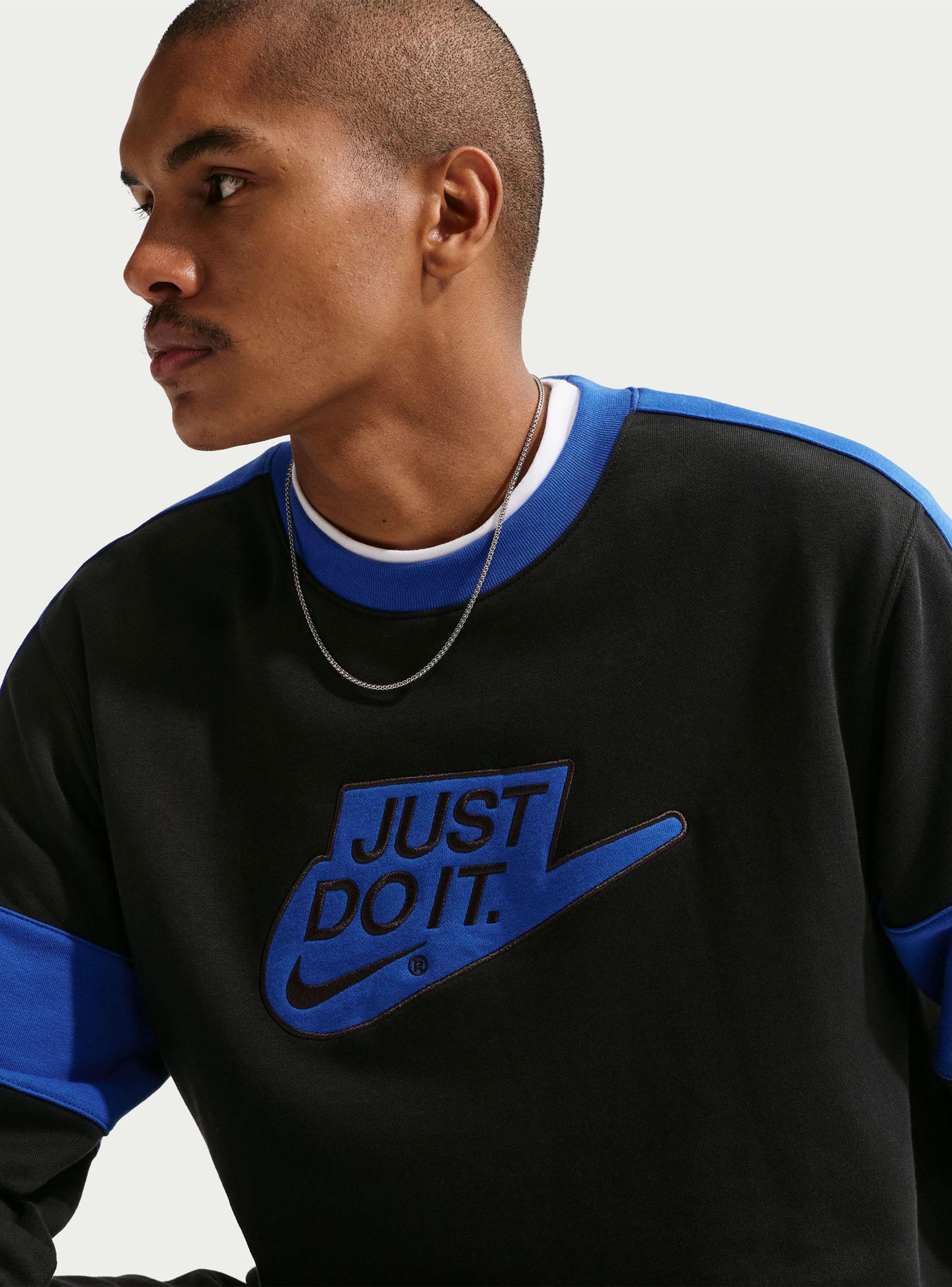 Polerón French -Terry Just Doit Club Cuello Redondo-3