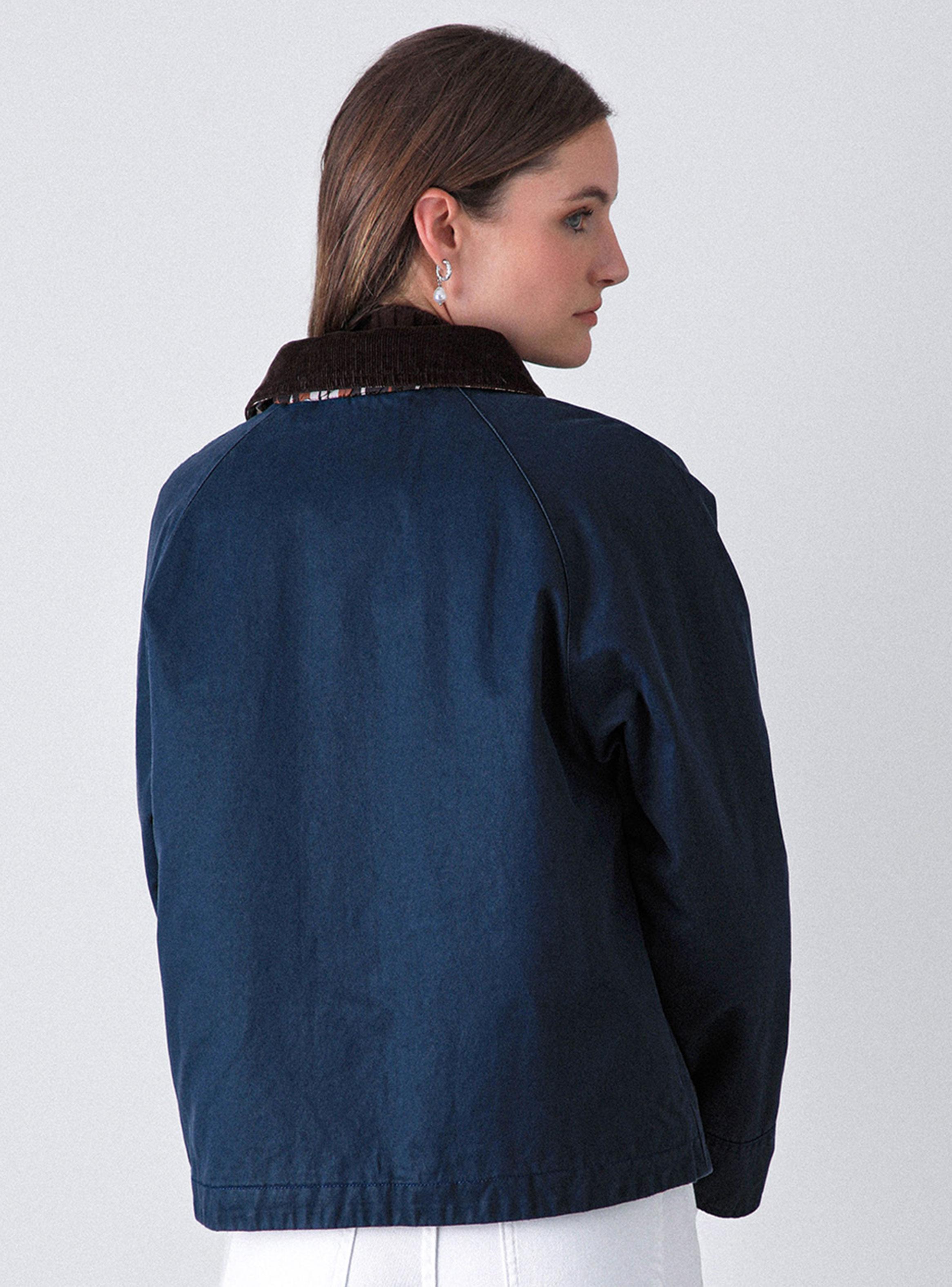 Chaqueta Encerada Navy-2