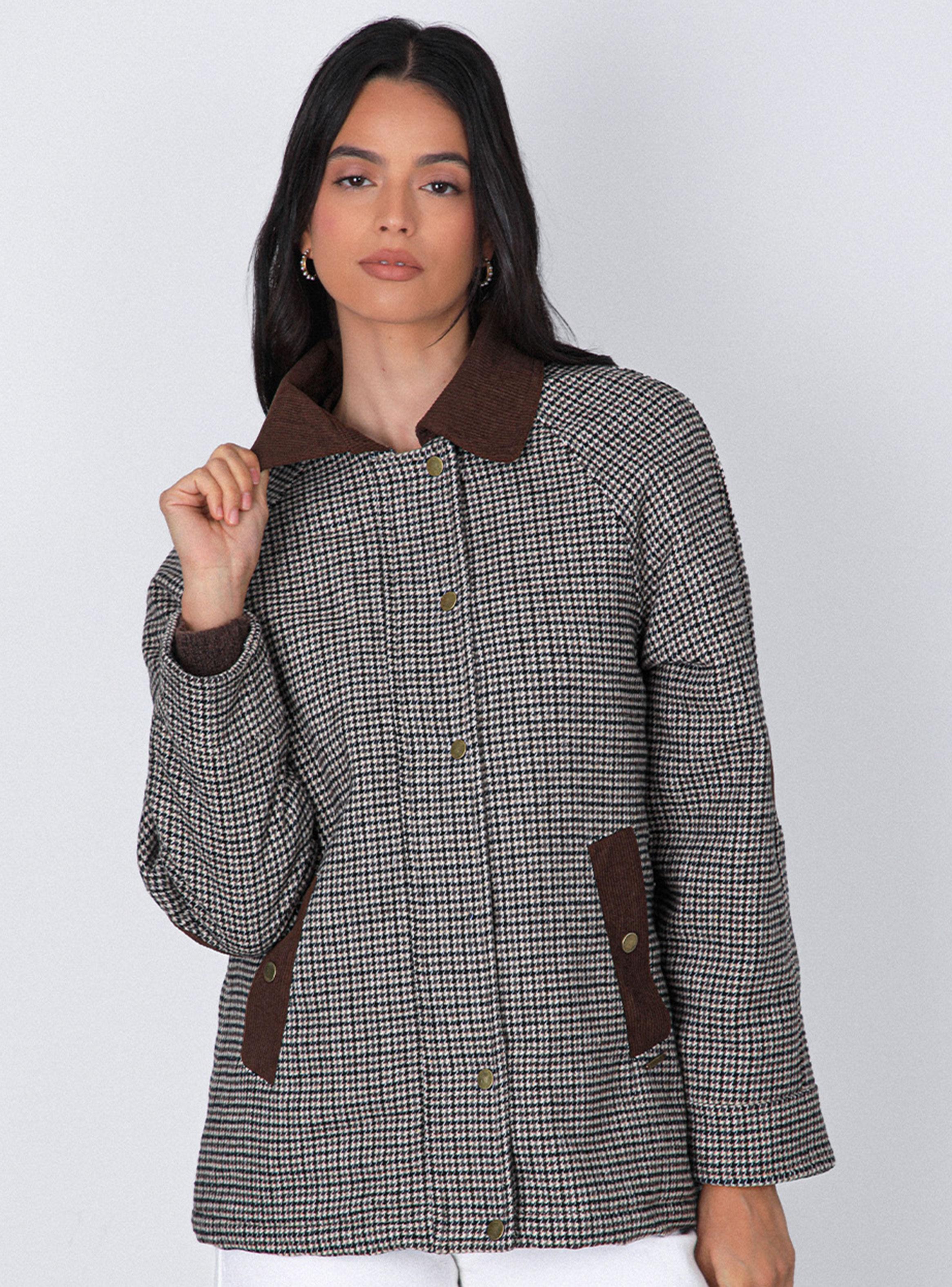 Chaqueta Tejida Print-0