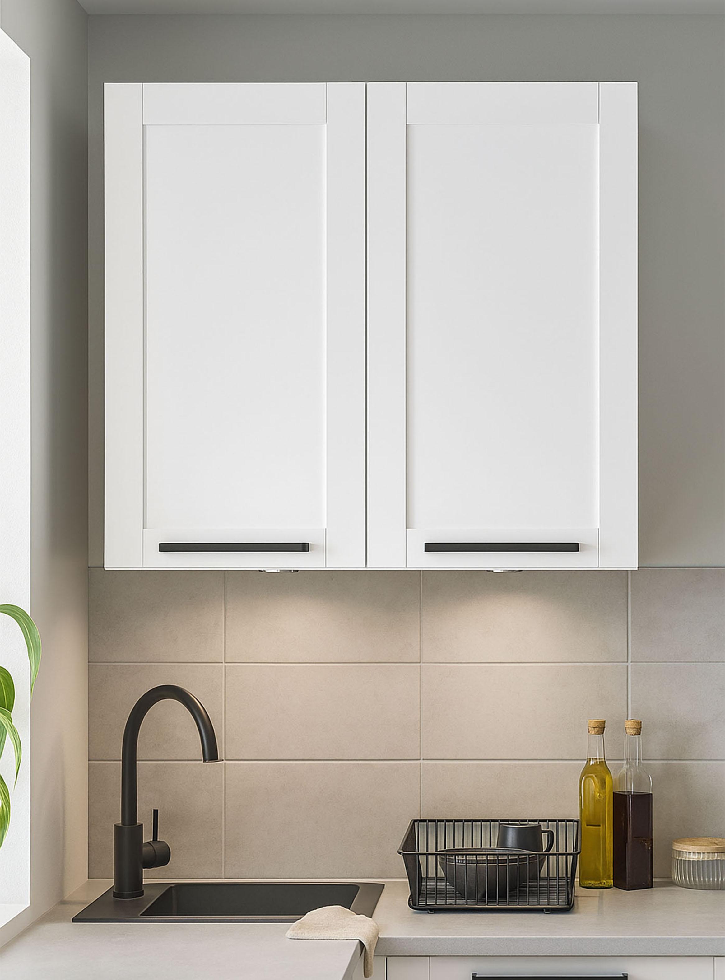 Mueble De Cocina Aéreo 2 Puertas Blanco-4