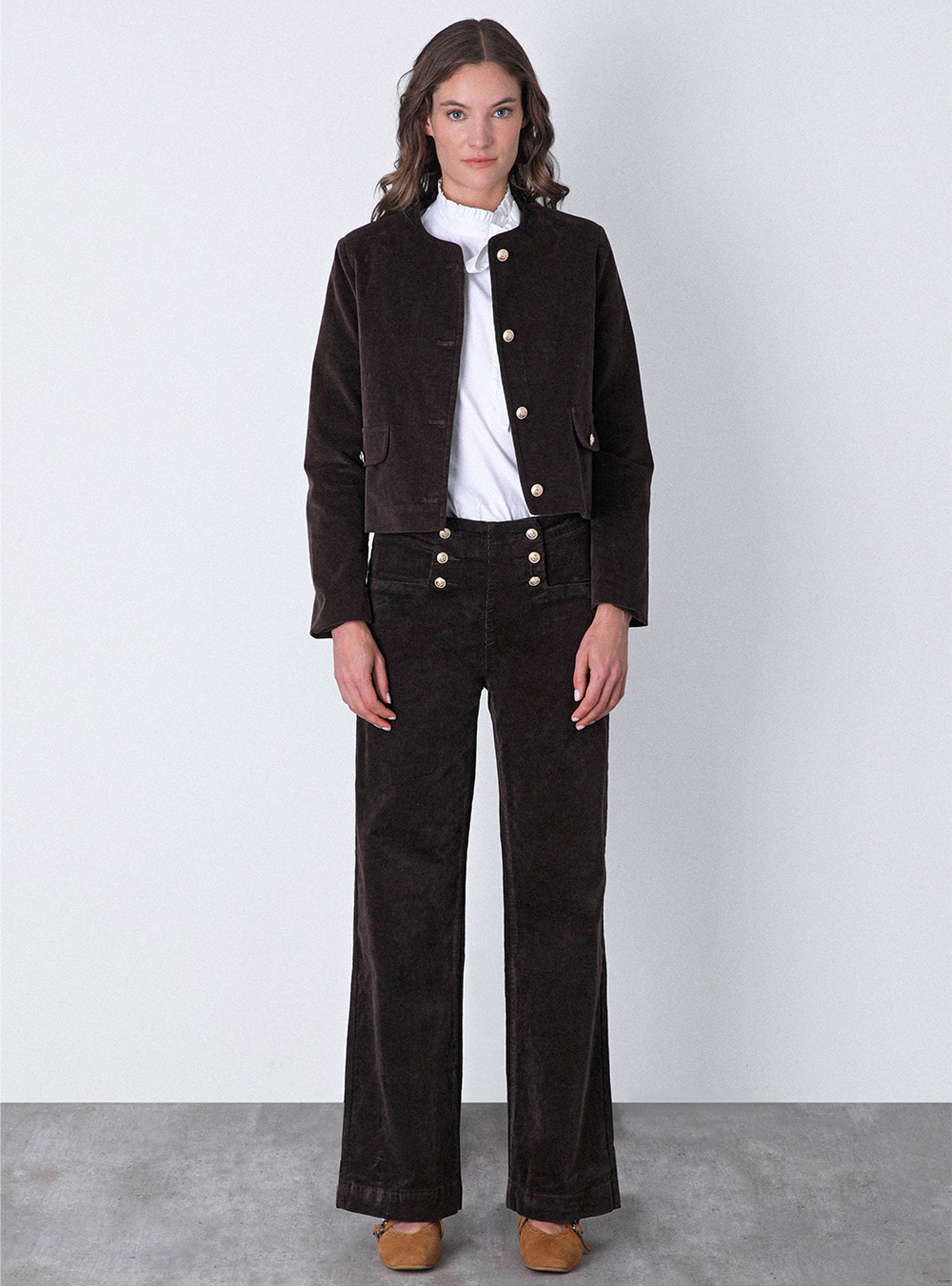 Chaqueta con Botones Cotelé-4