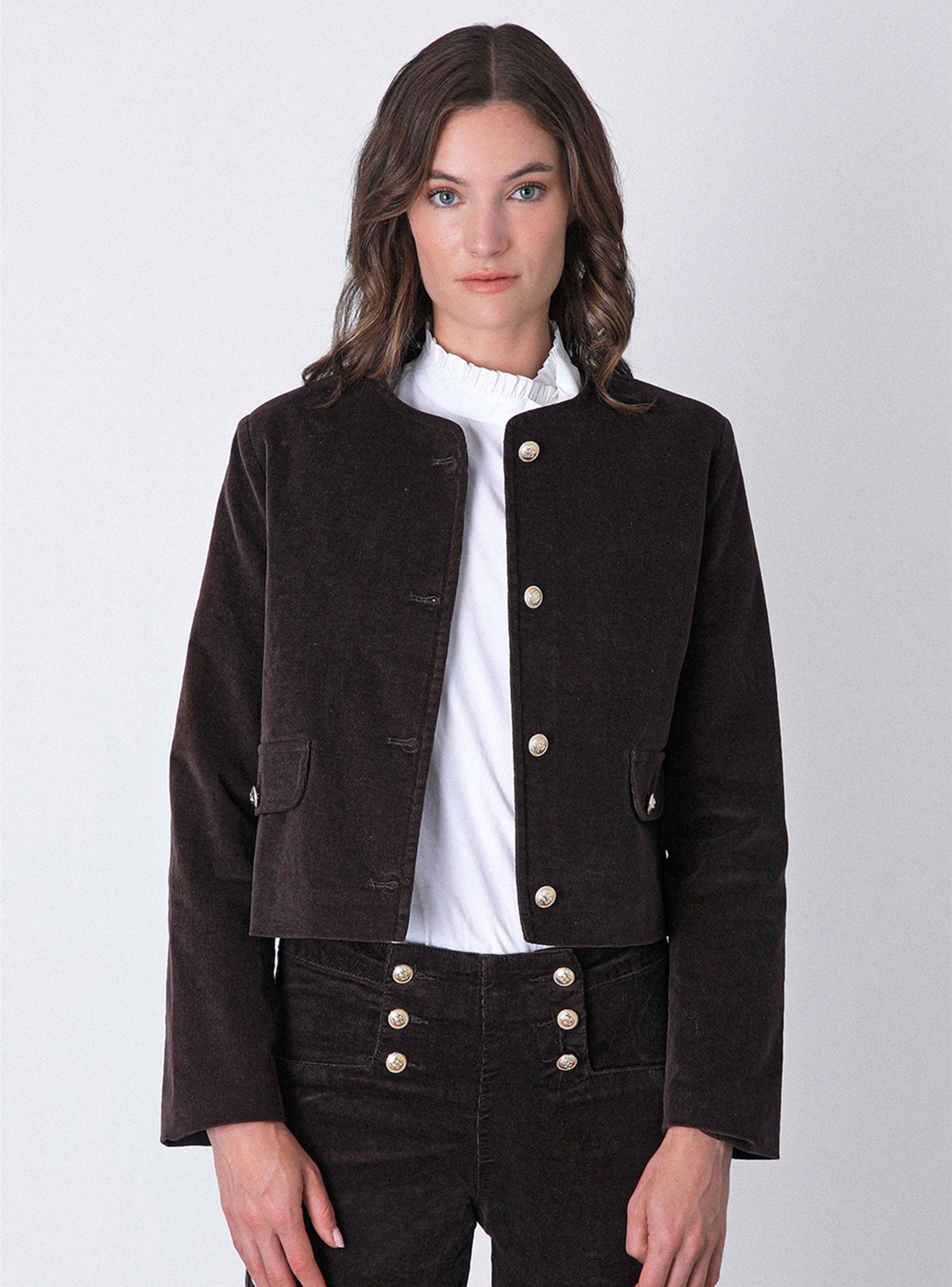 Chaqueta con Botones Cotelé-1