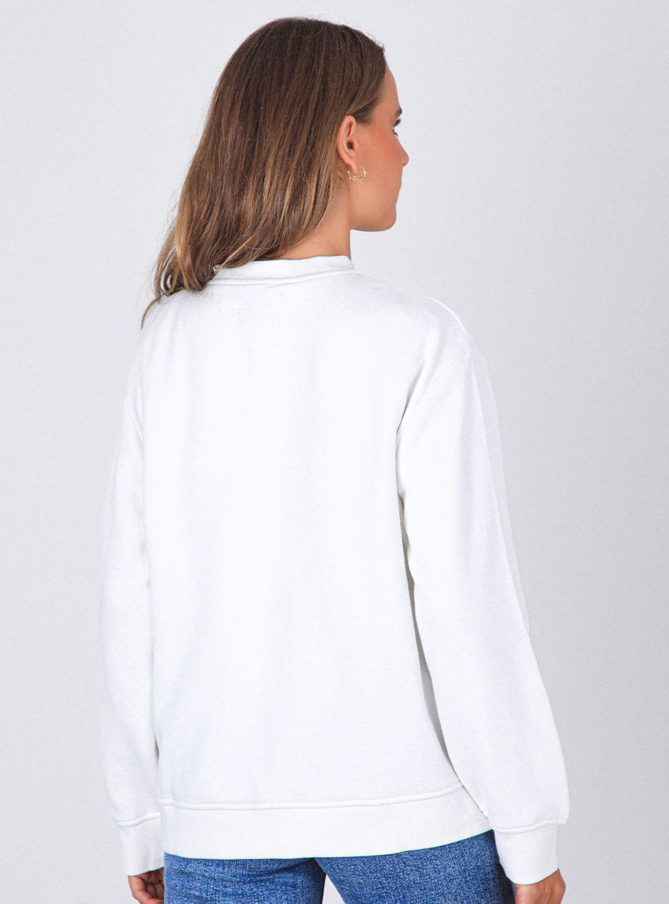 Polerón Logo Bordado Ecru-2