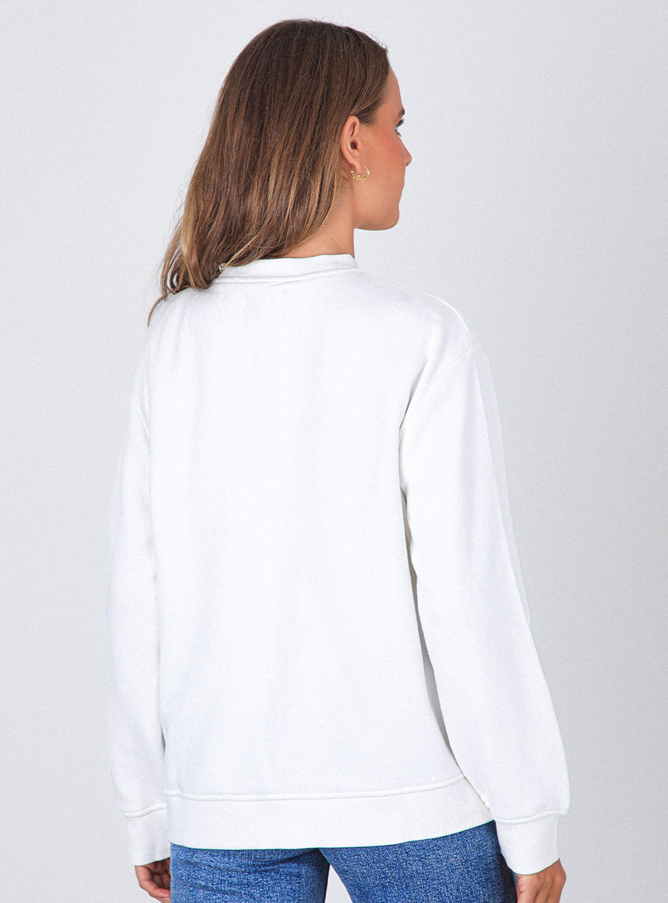 Polerón Logo Bordado Ecru-2