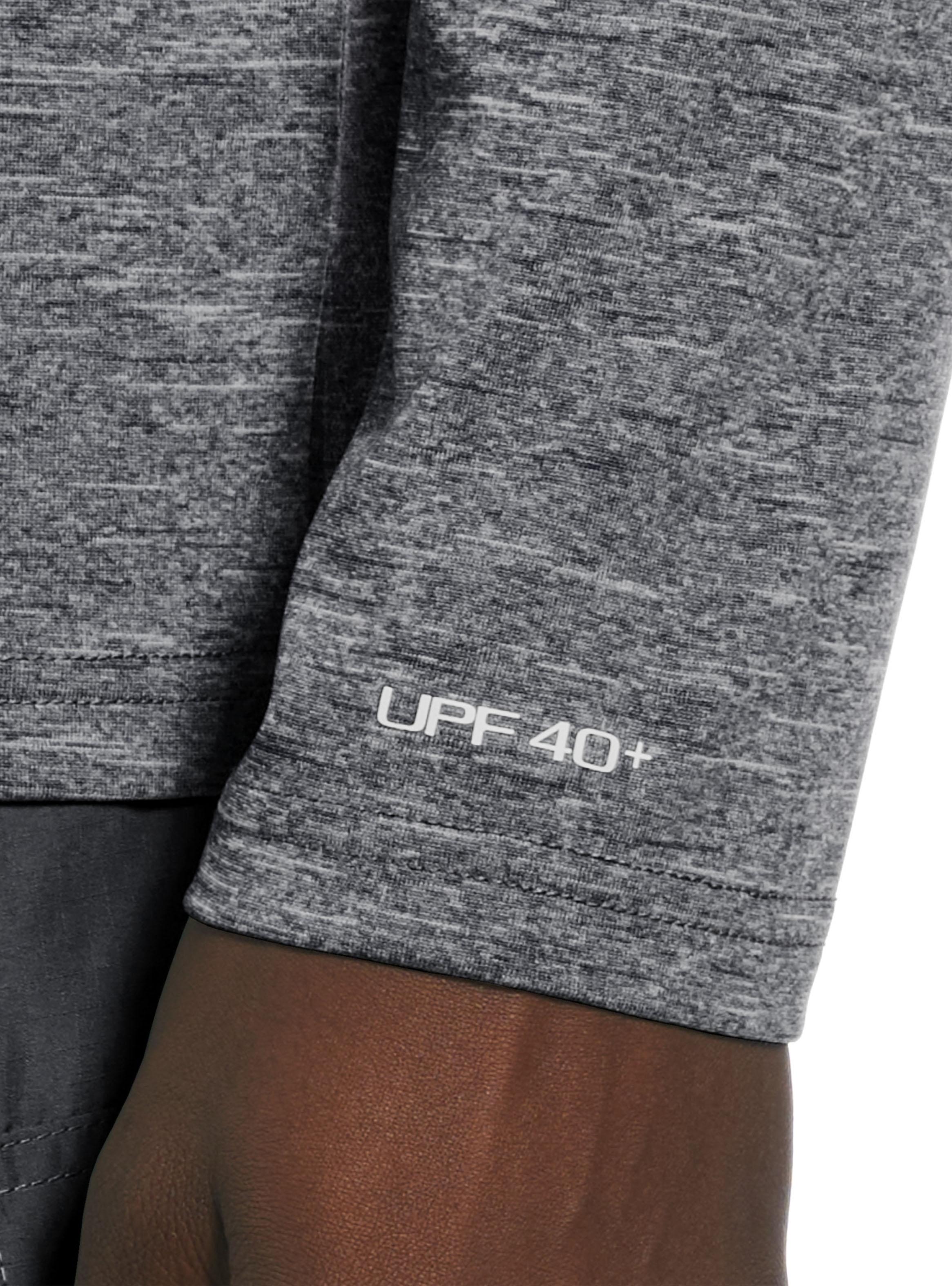 Polera Heathered Hydroguard de Natación Manga Larga-2