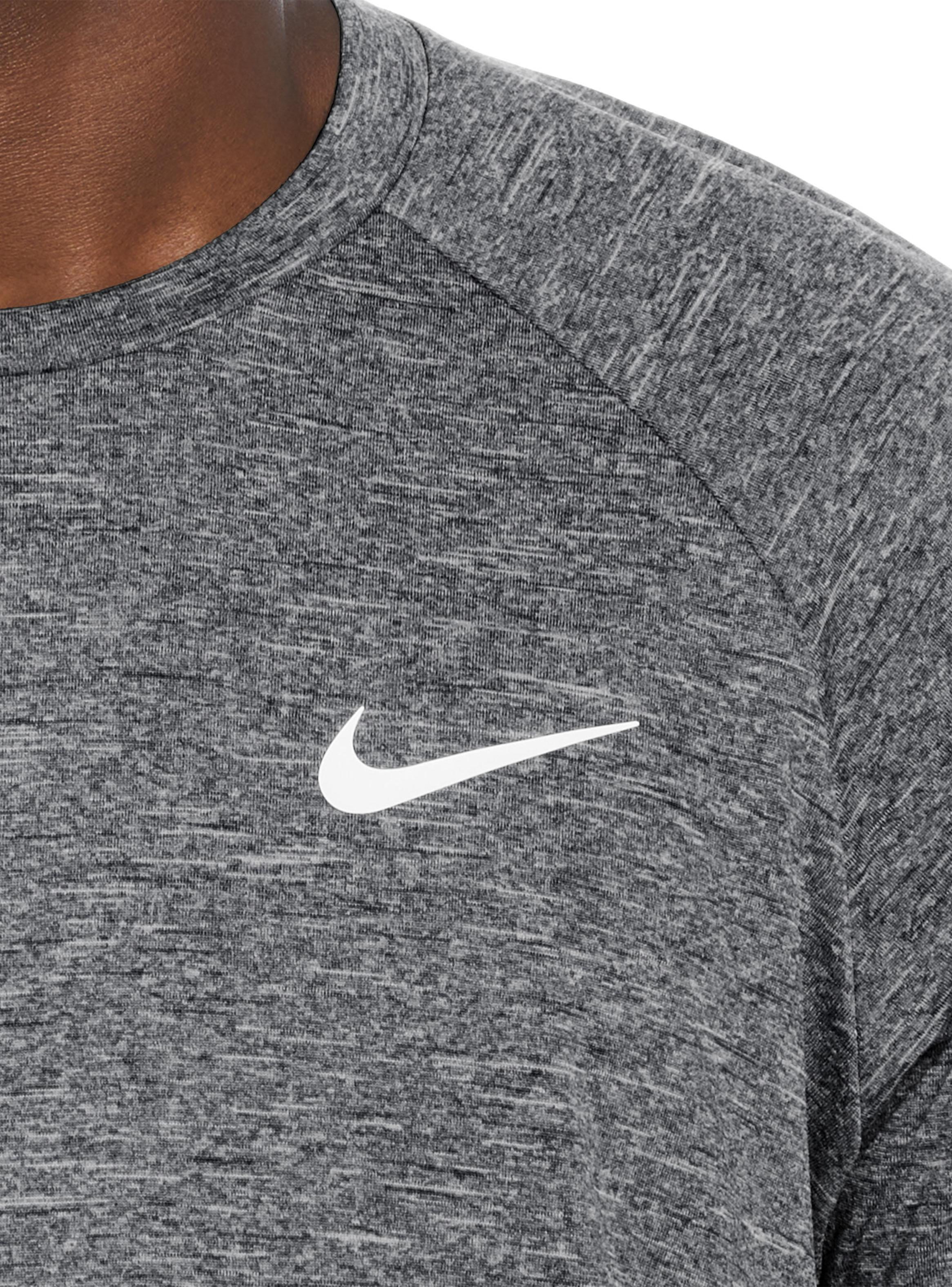 Polera Heathered Hydroguard de Natación Manga Larga-3