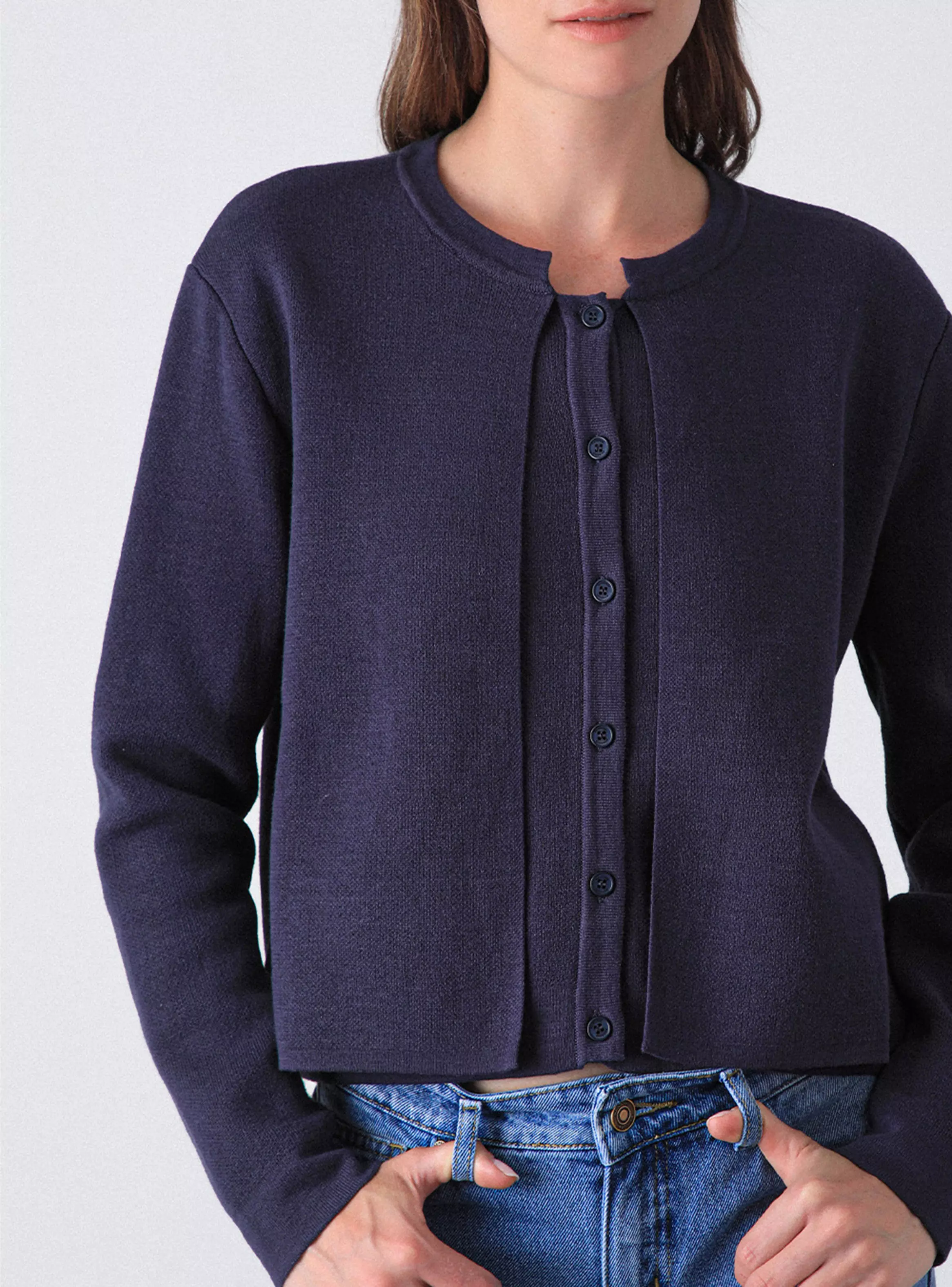 Cárdigan Capa Marino-3