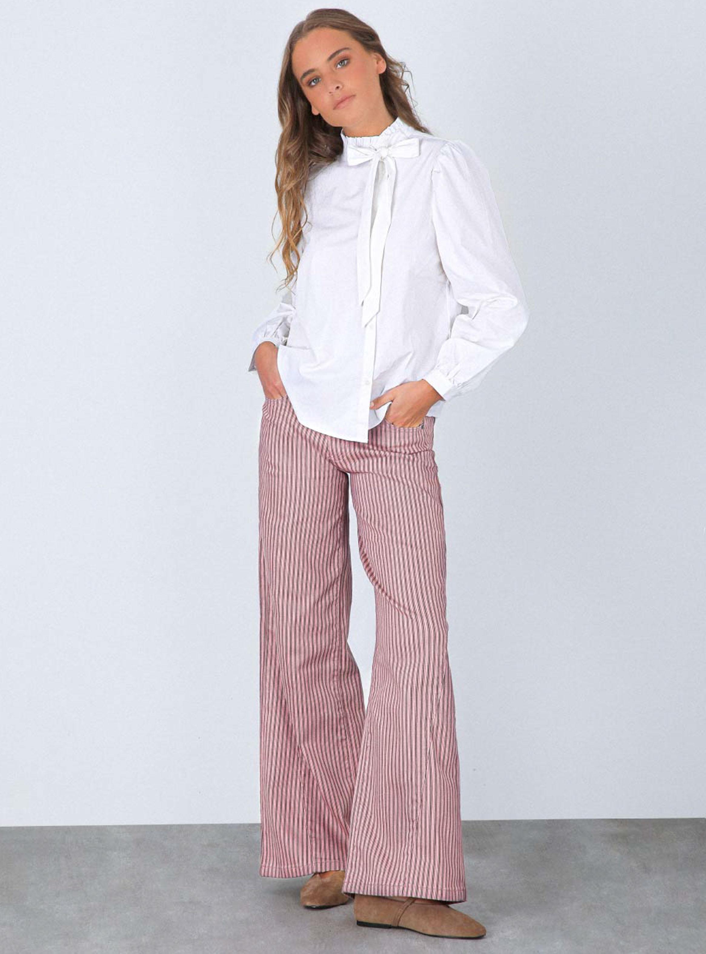 Blusa Lazo Cuello Alto White-4