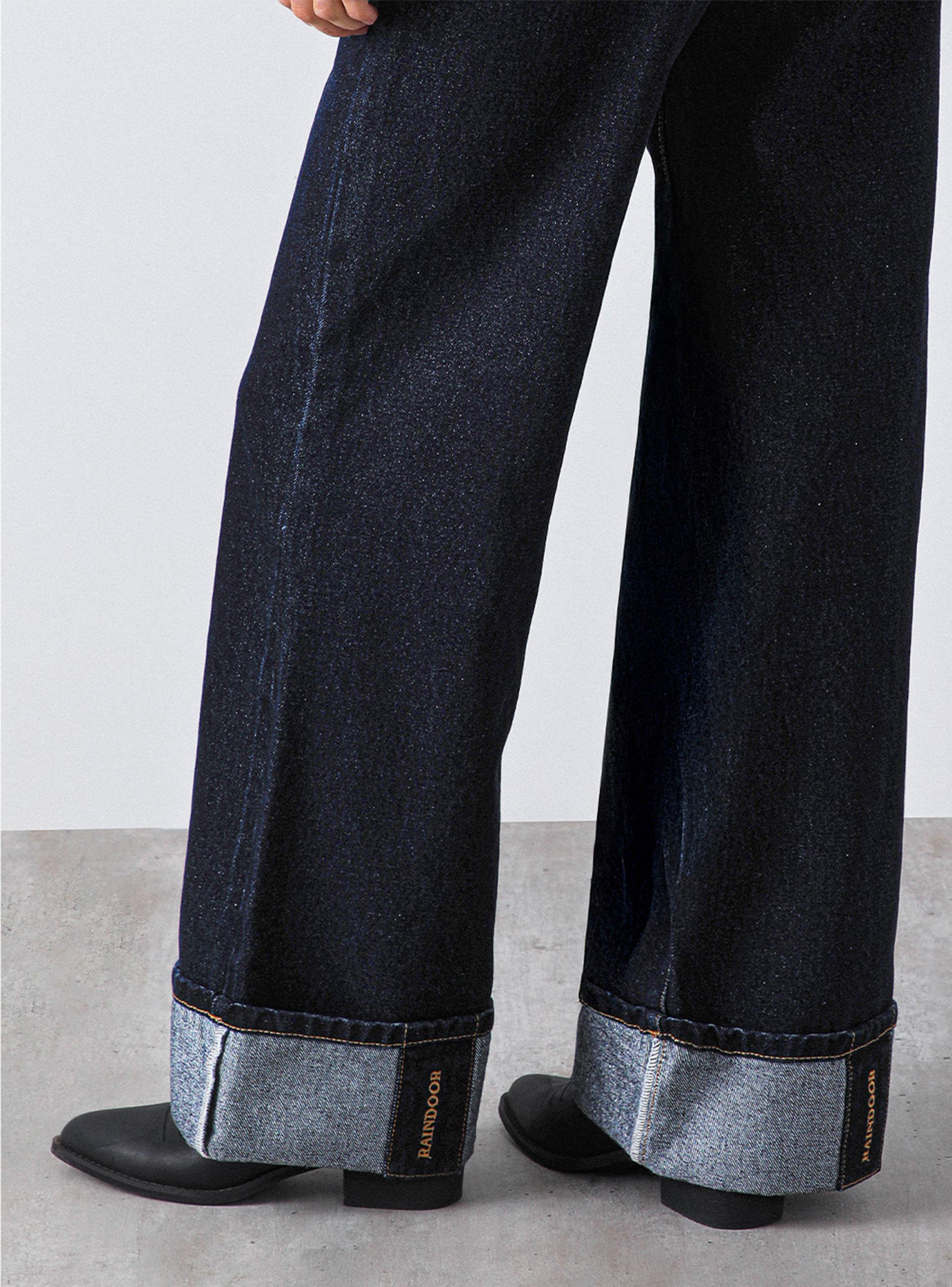 Pantalón Logo Bordado Navy-3