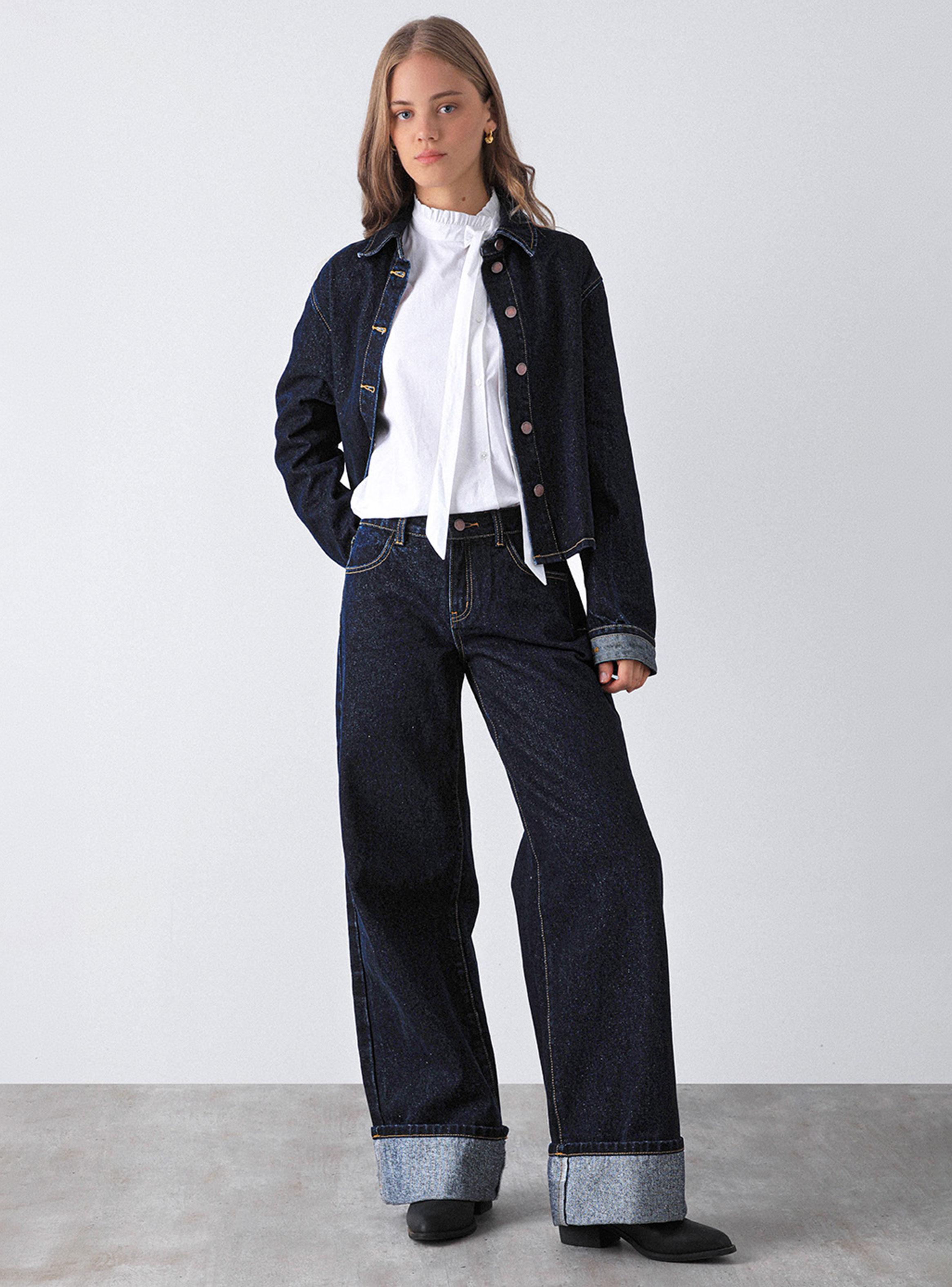 Pantalón Logo Bordado Navy-4