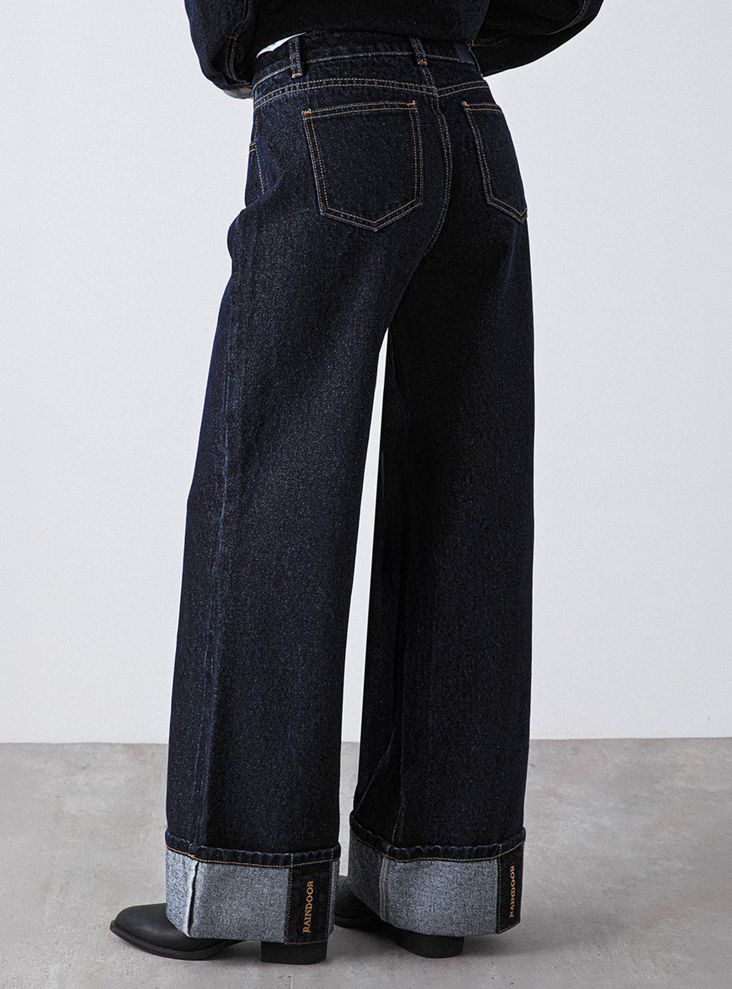 Pantalón Logo Bordado Navy-2