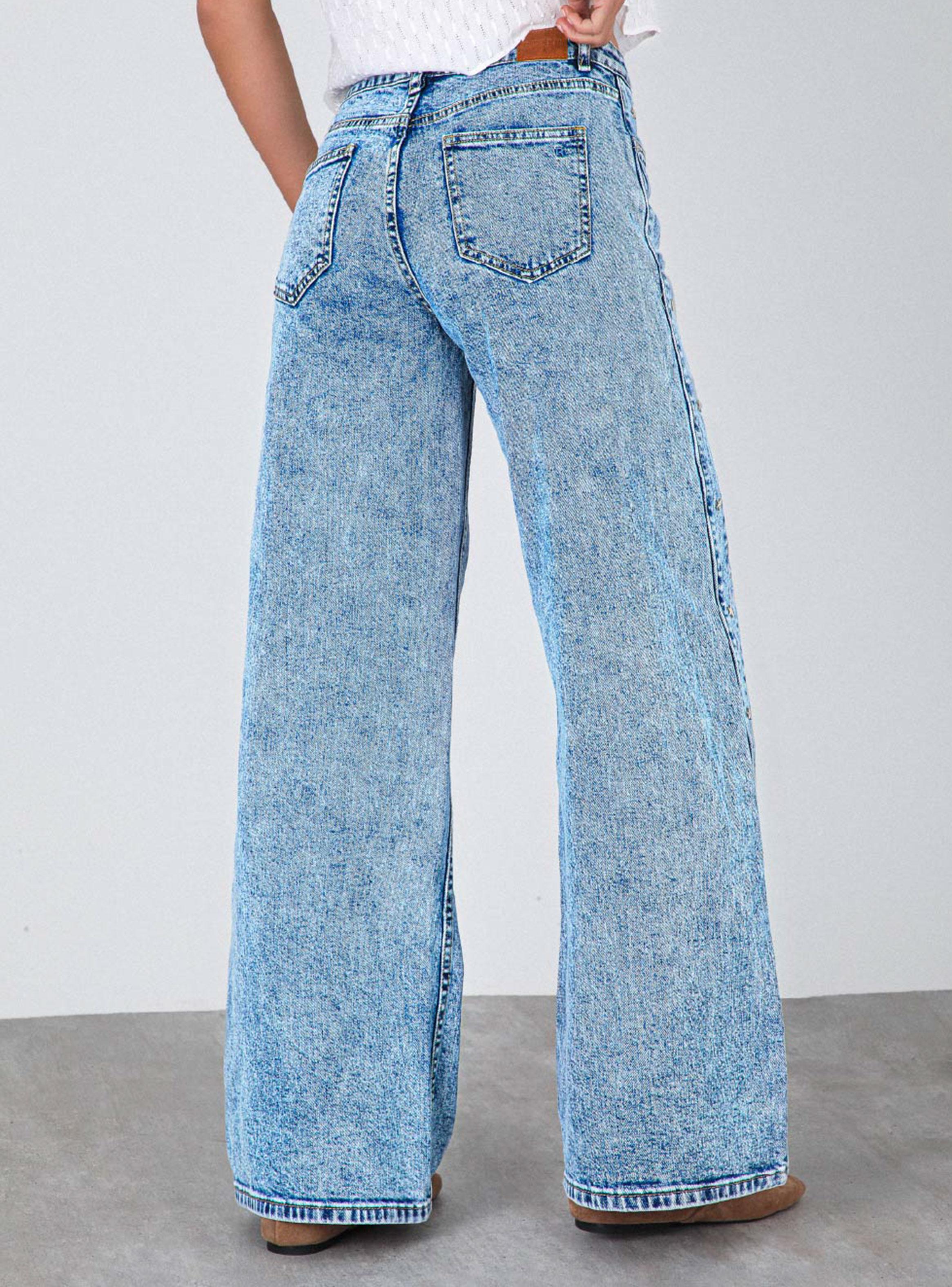 Pantalón Franja Estrella Blu-2