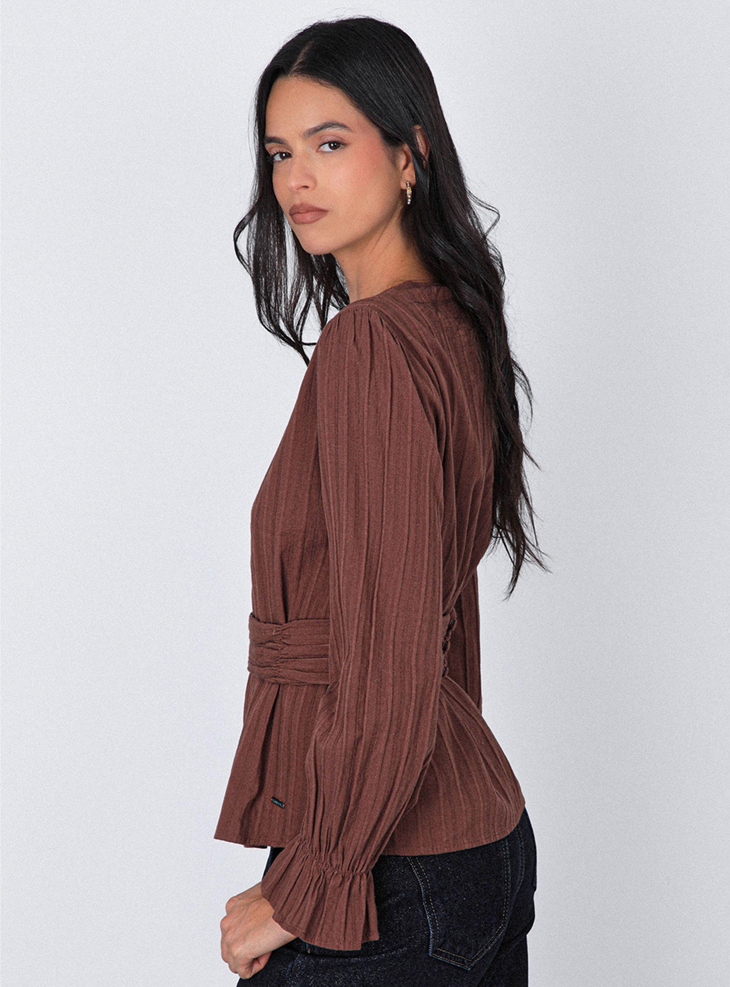 Blusa Cinta Brown-2