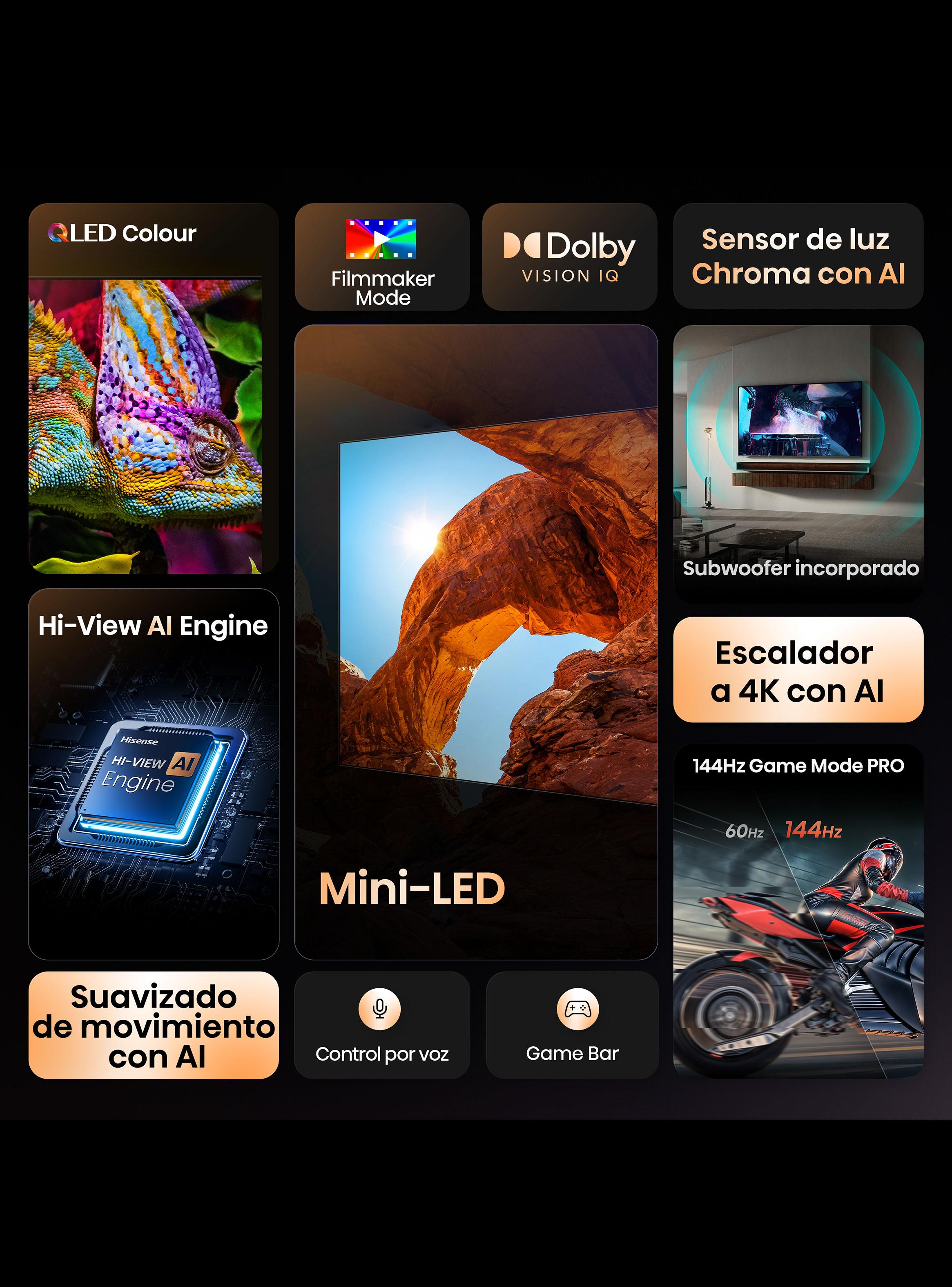 Mini LED Smart TV 55'' 4K UHD 55U7QG-4