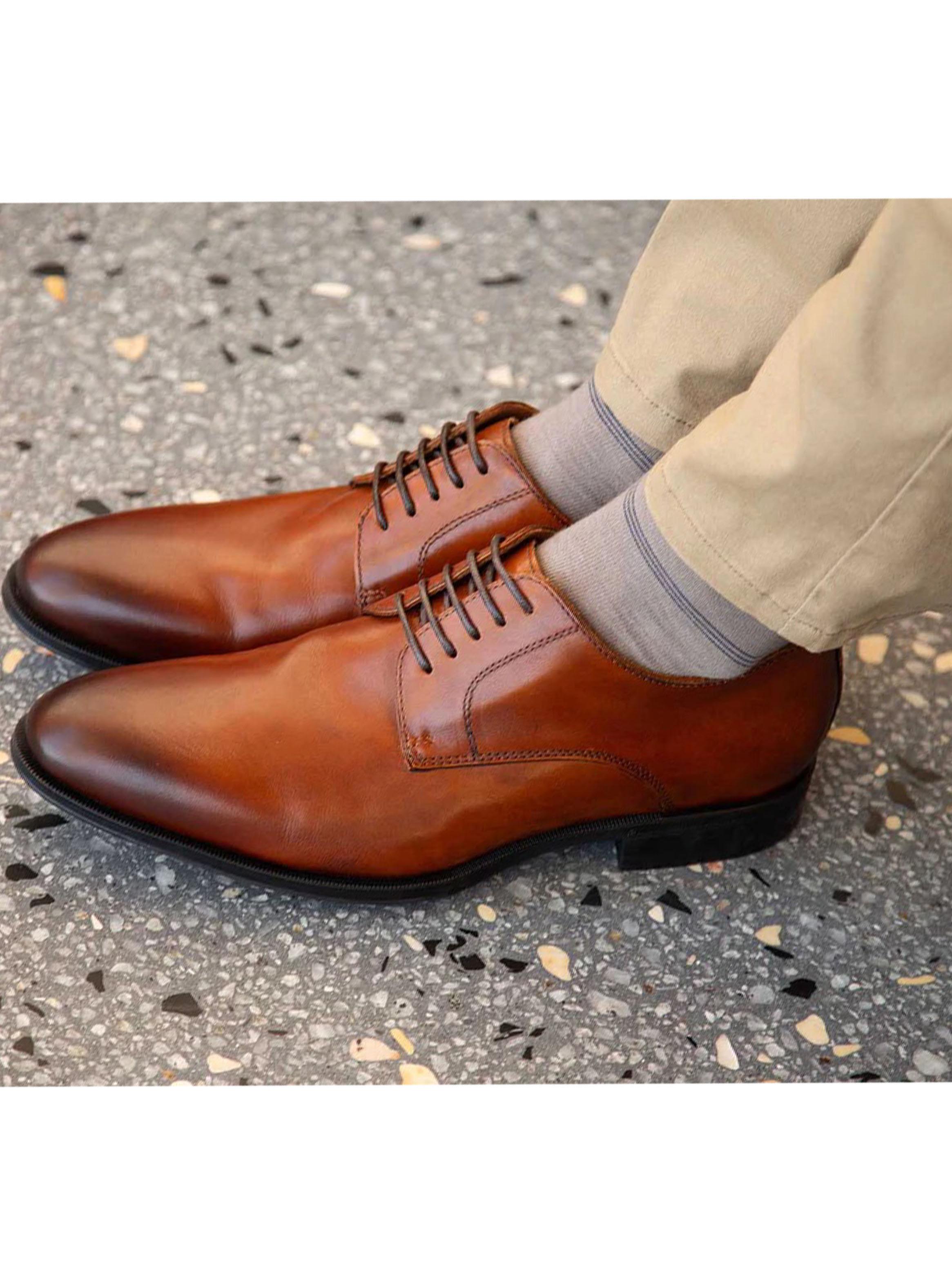 Zapato Formal Dundalk001B39 Cuero Hombre-4