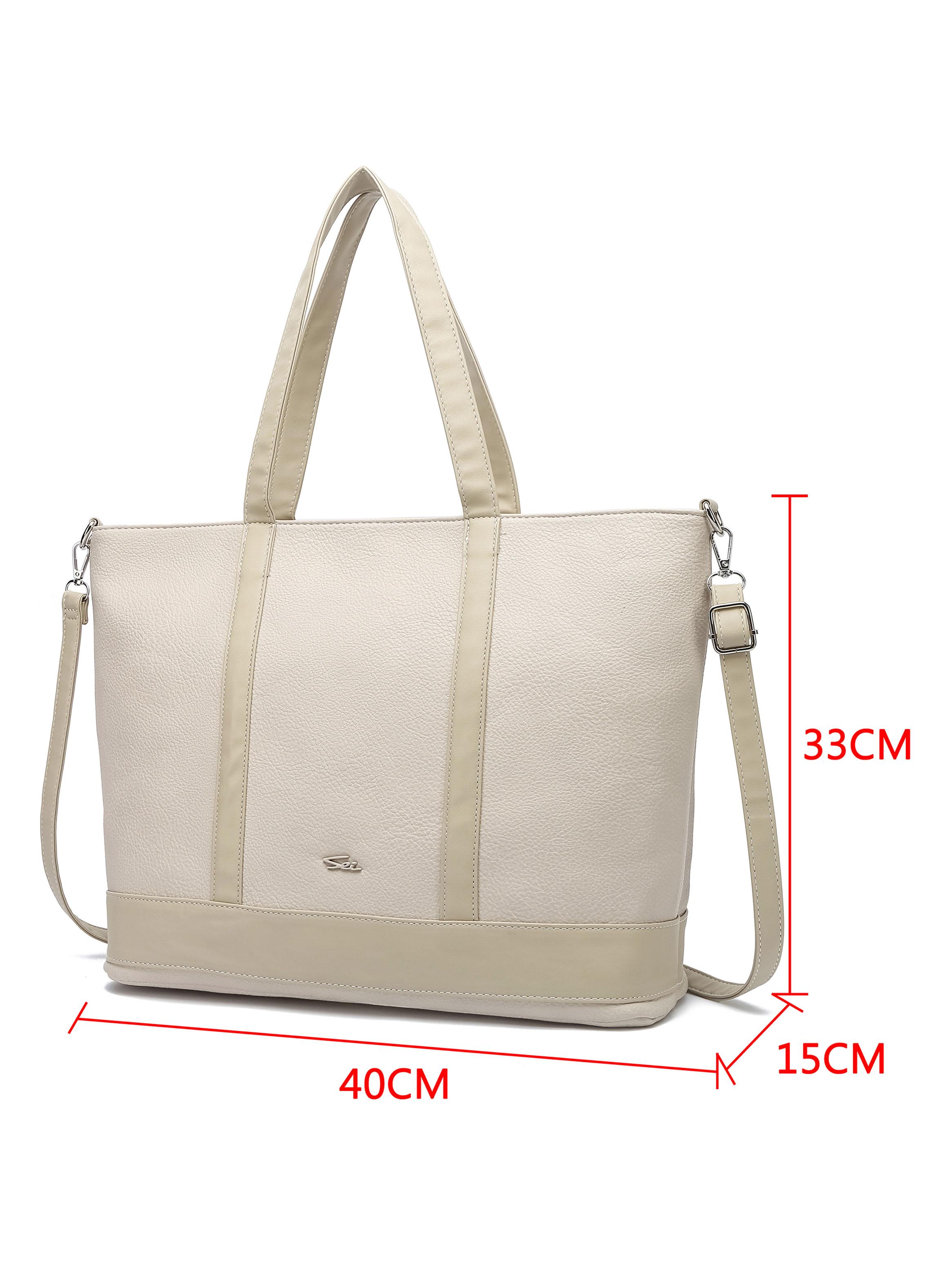 Bolso Laptop Lugano Marfil-1