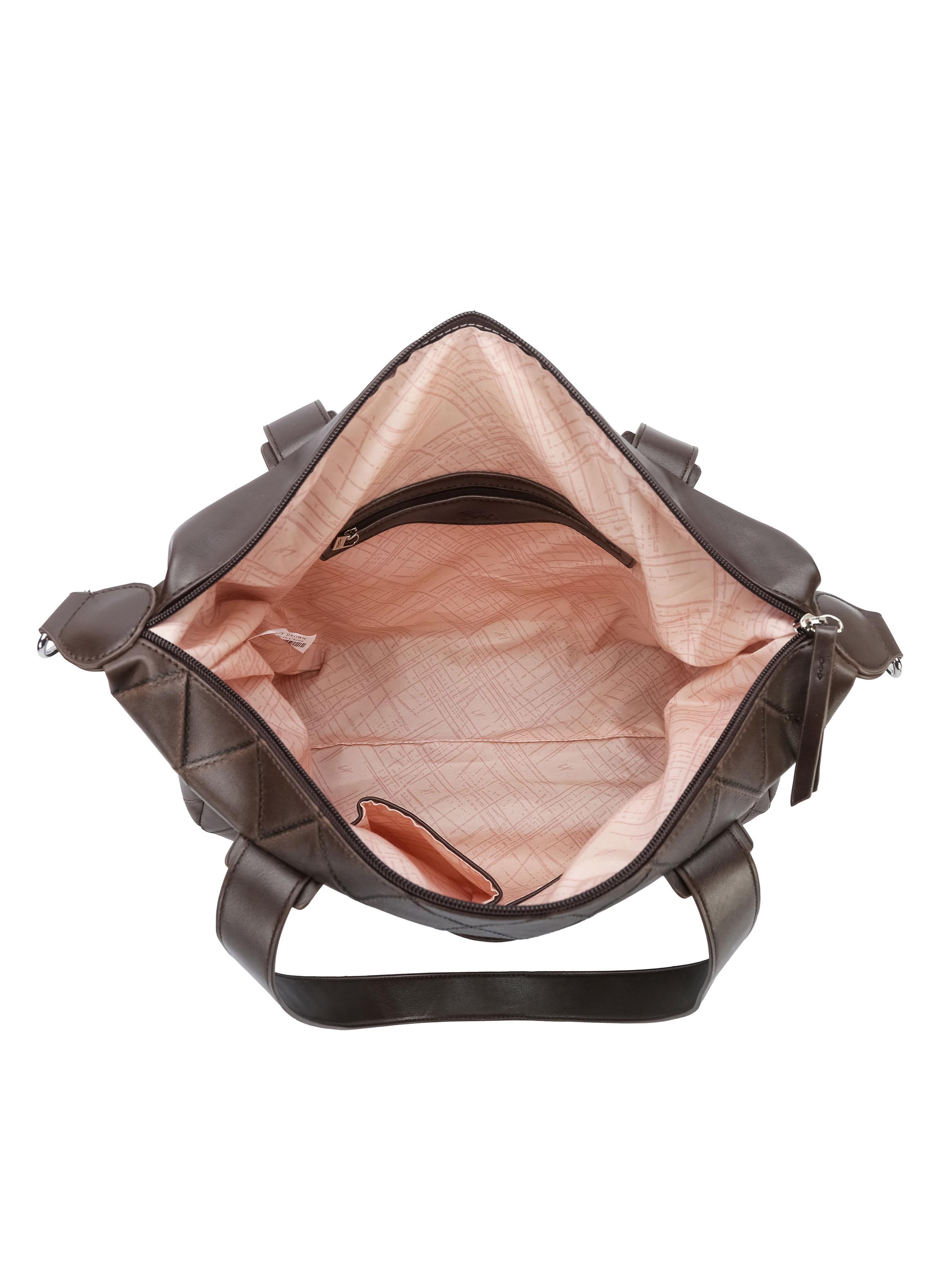 Cartera de Hombro Estrasburgo Café-3