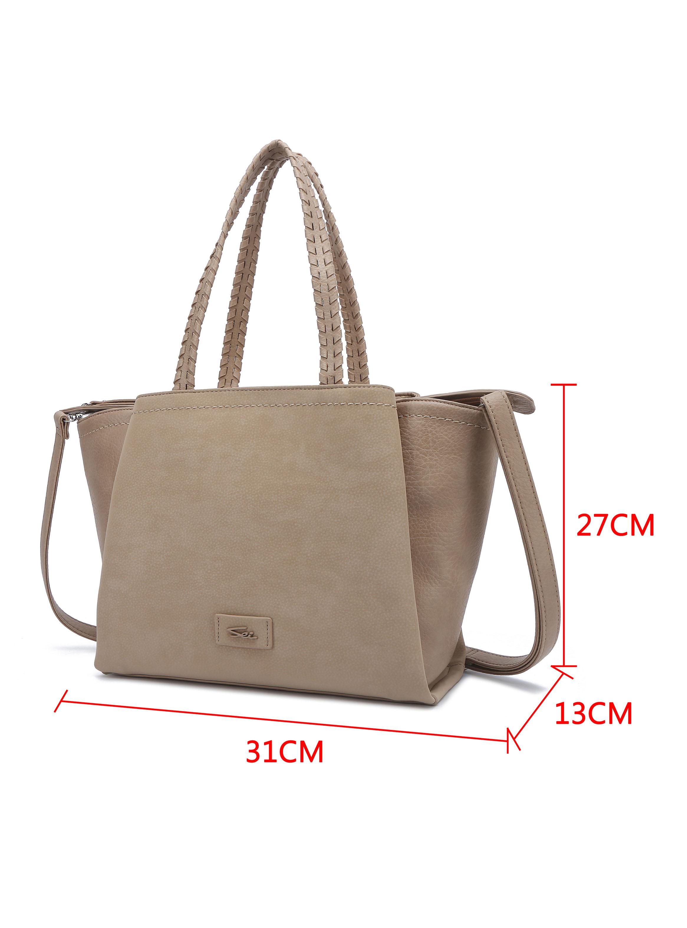 Cartera de Hombro Tote Annecy Beige-1