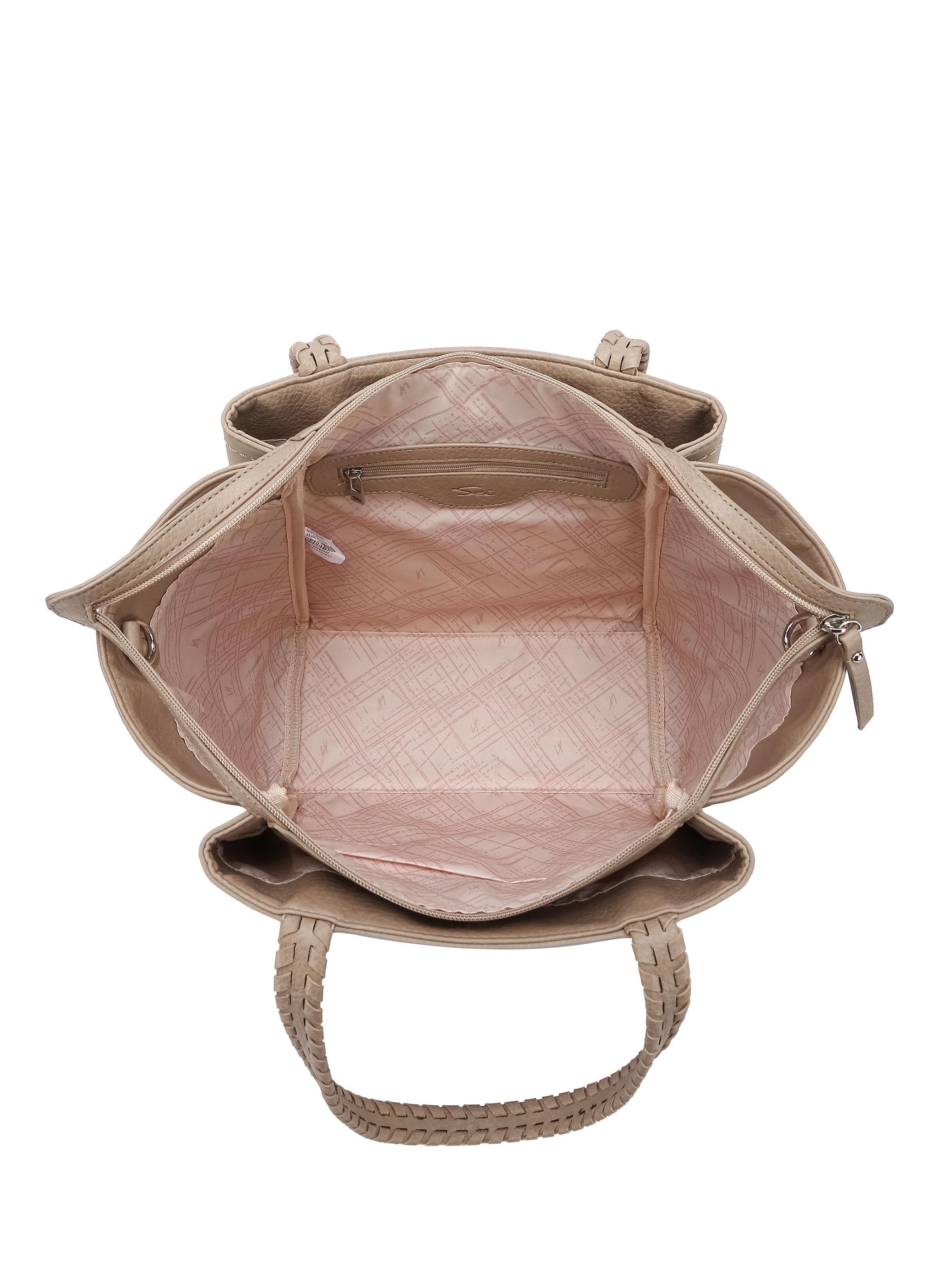Cartera de Hombro Tote Annecy Beige-3