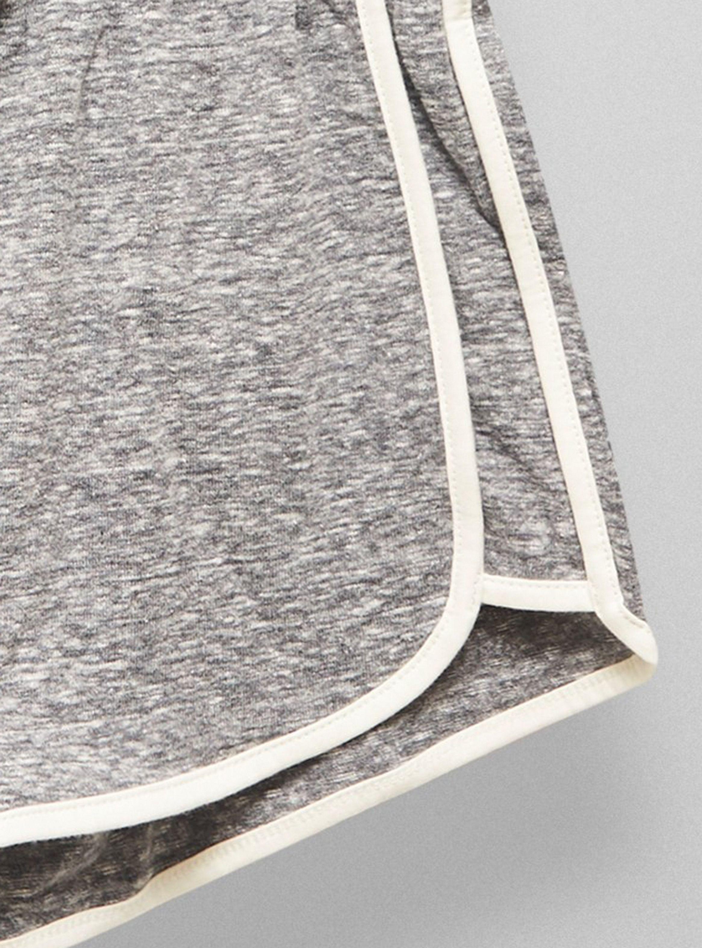 Short Grey Marl Sport Neppy Runner Topshop-2