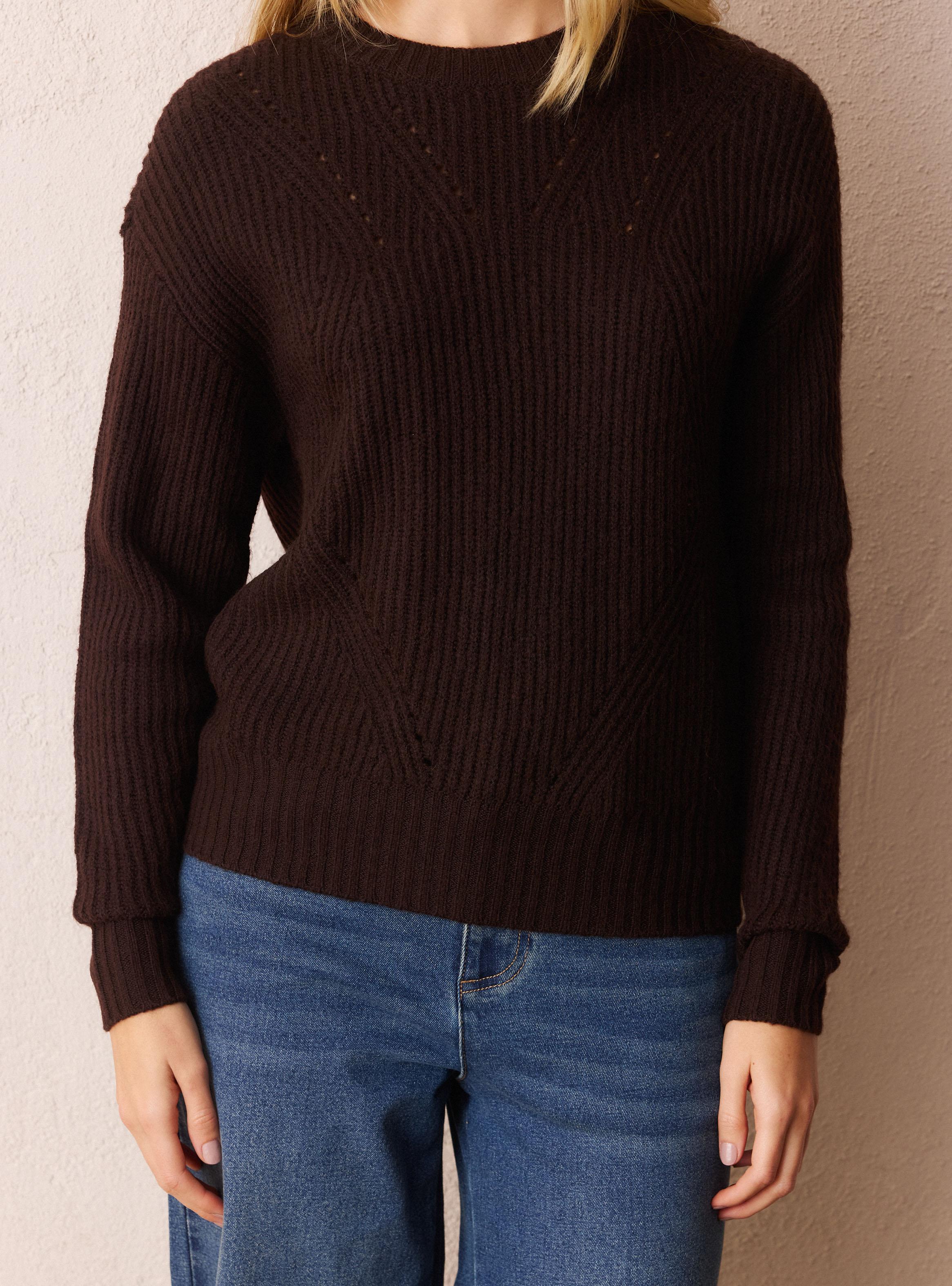Sweater Básico Jaspeado-3