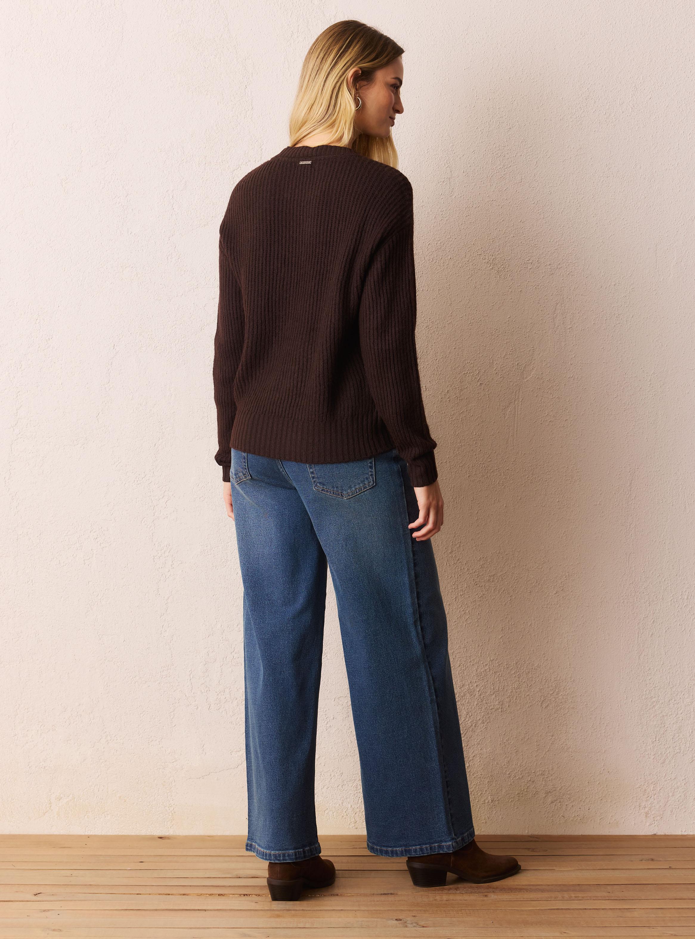 Sweater Básico Jaspeado-5