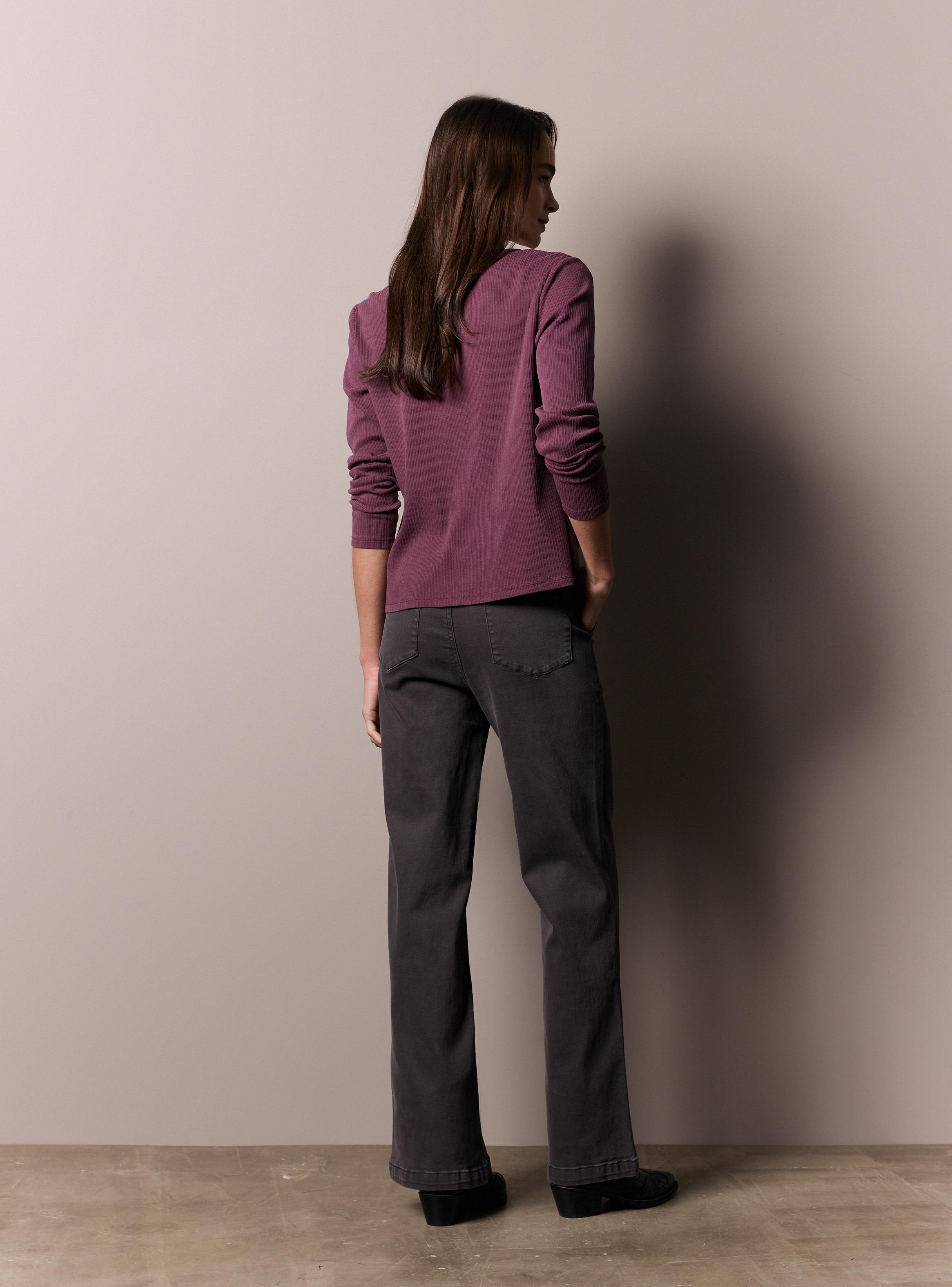 Jeans Wide Leg Bolsillo Carpintero On Tachas-5