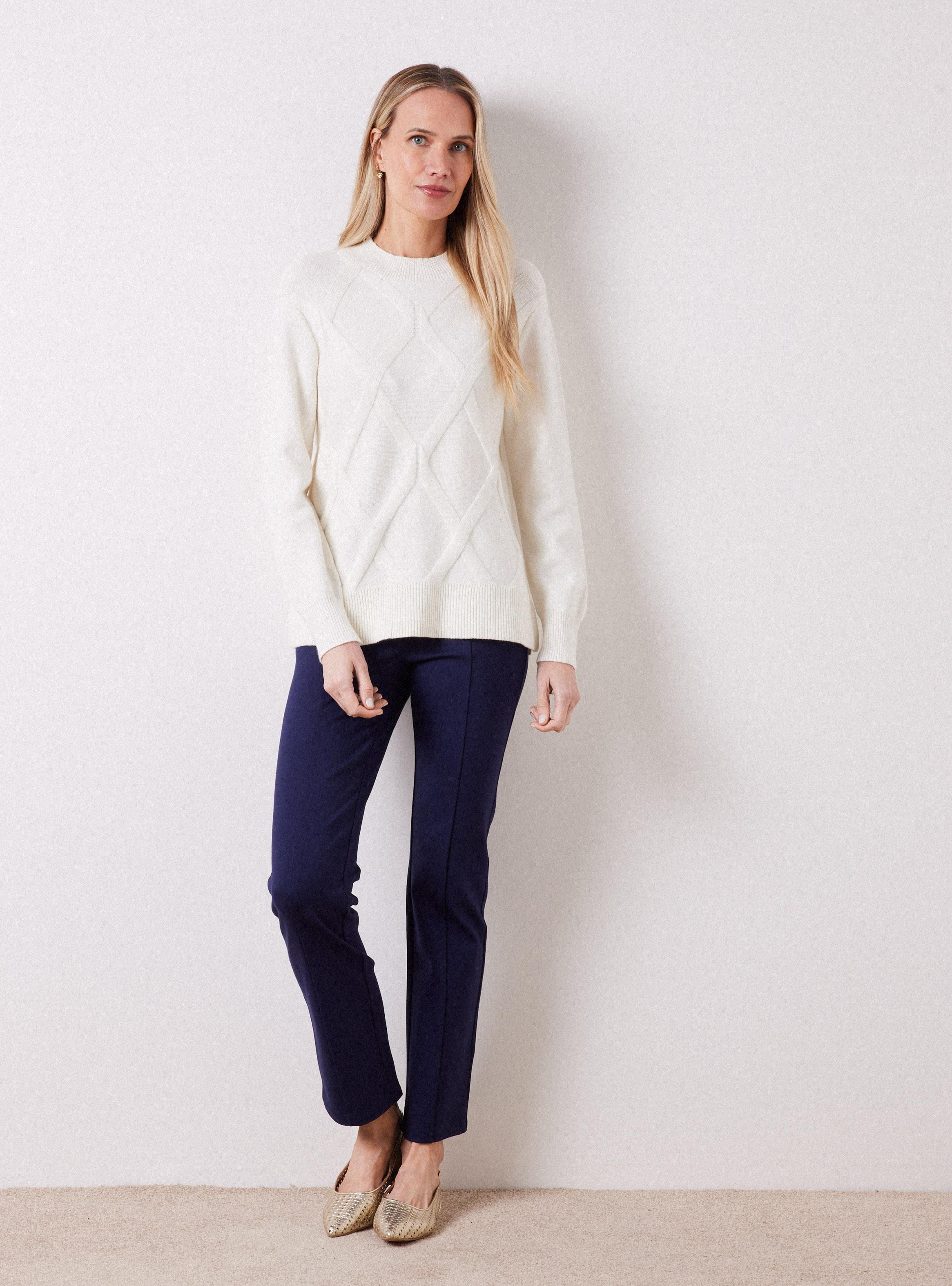 Sweater Trama de Rombos-4