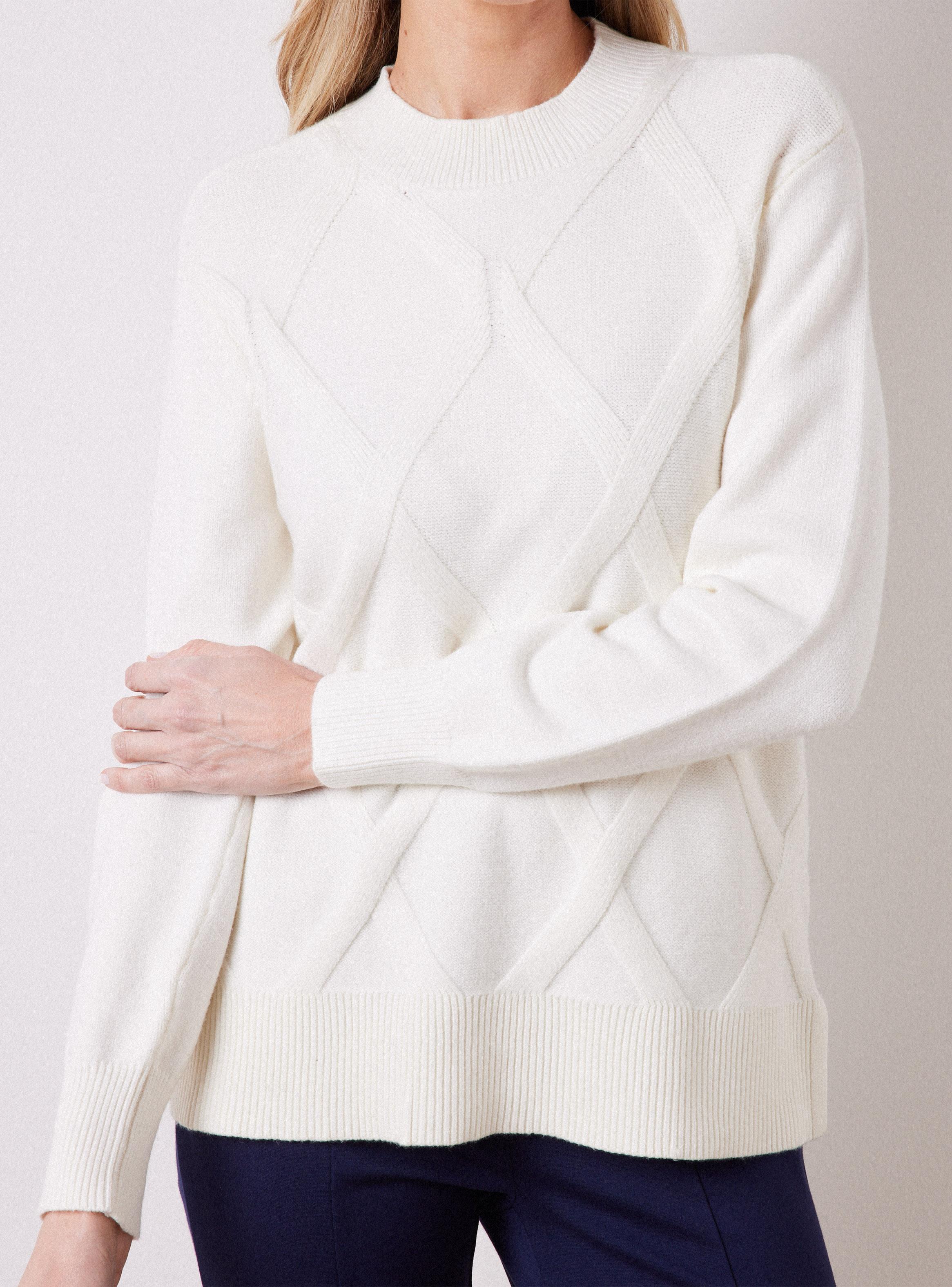 Sweater Trama de Rombos-2