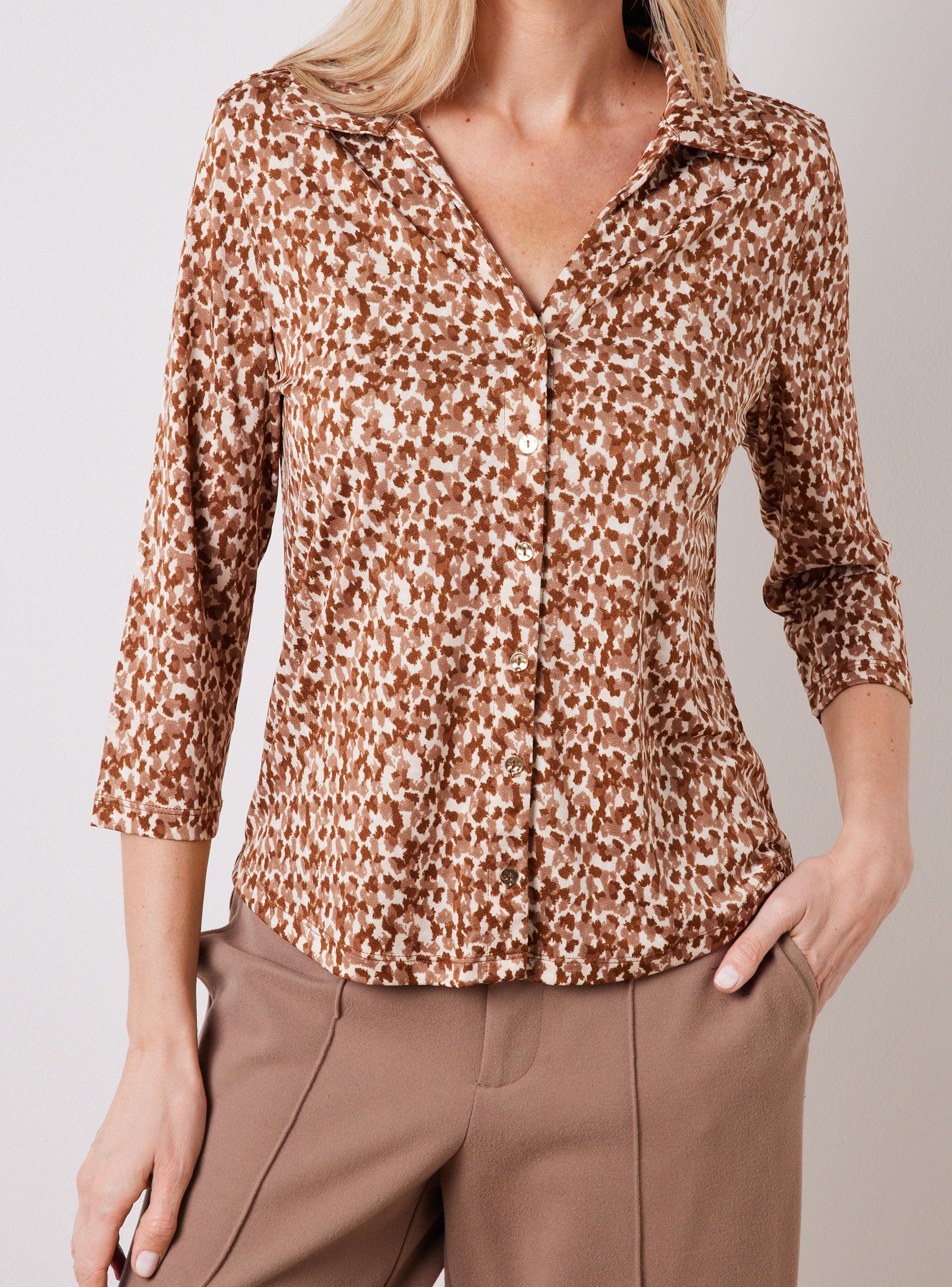 Blusa Estampada Mangas 3/4-2