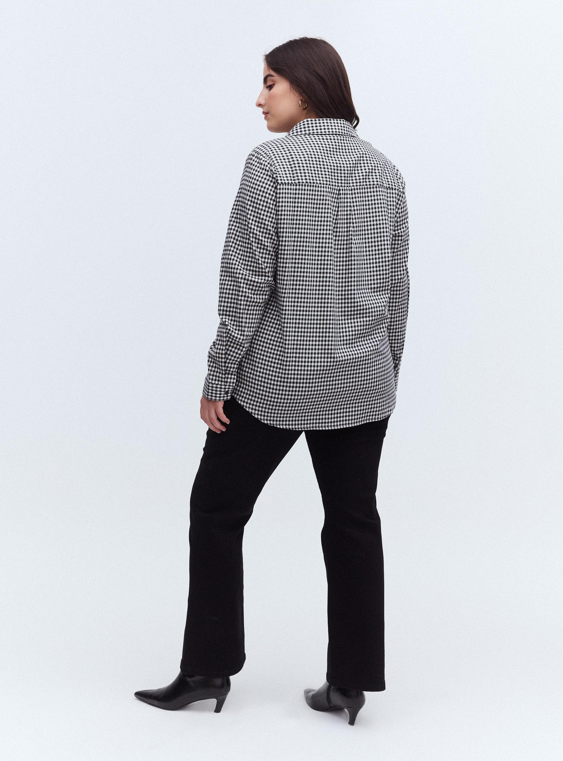 Blusa Twill a Cuadros-5