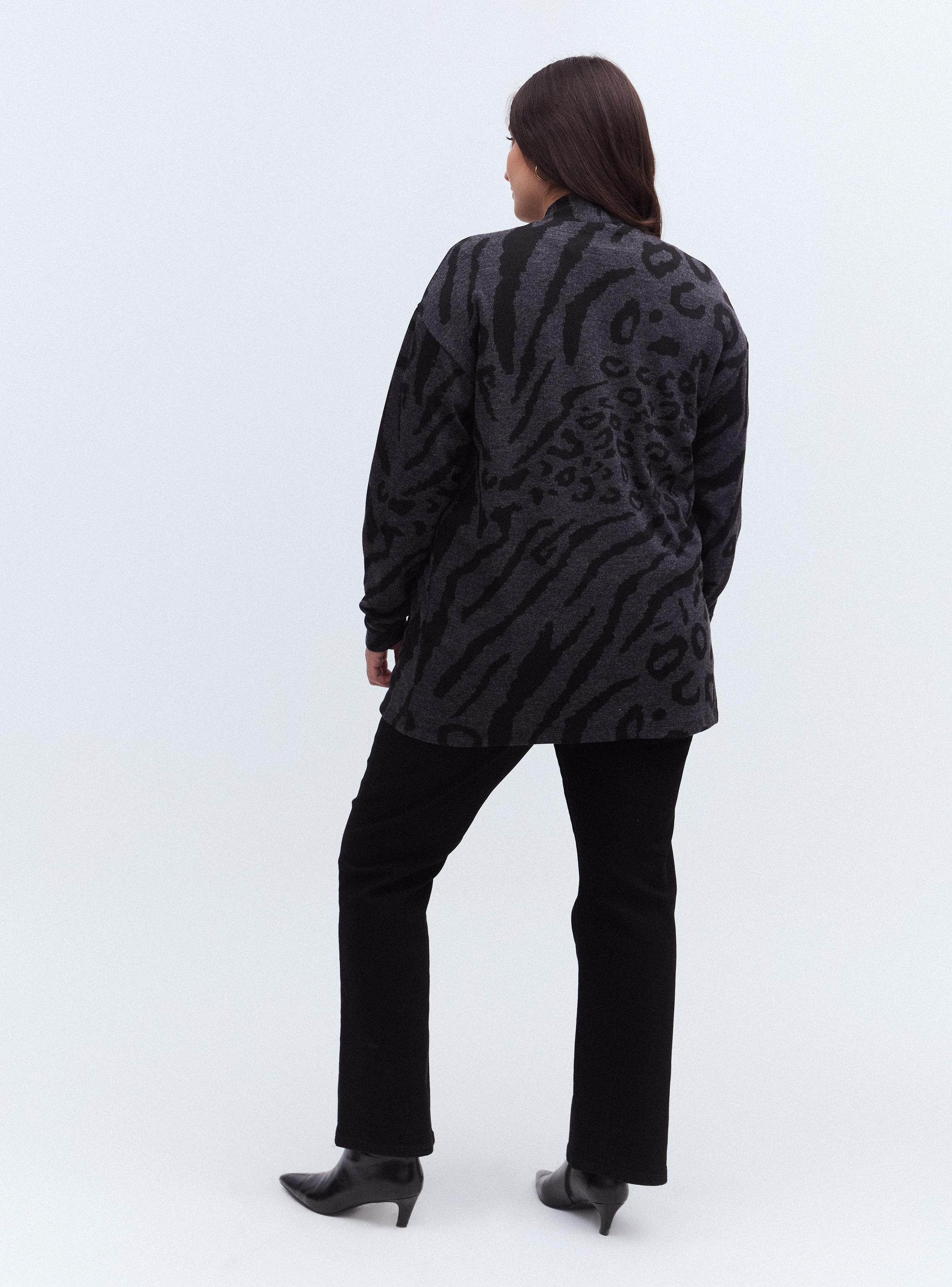 Chaleco Cárdigan Animal Print-5