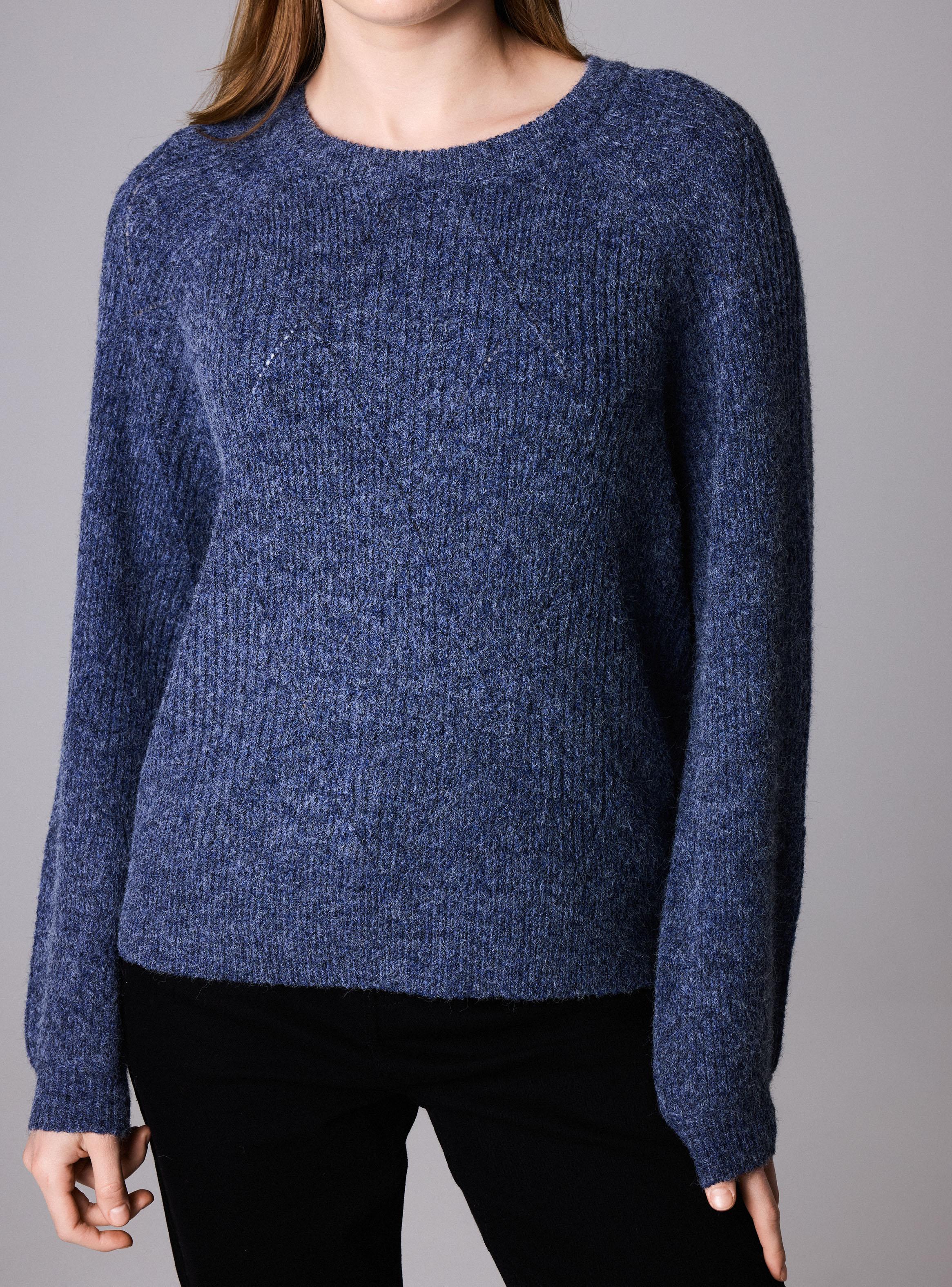 Sweater de Chenille Acanalado Extrasuave Manga Raglán-2