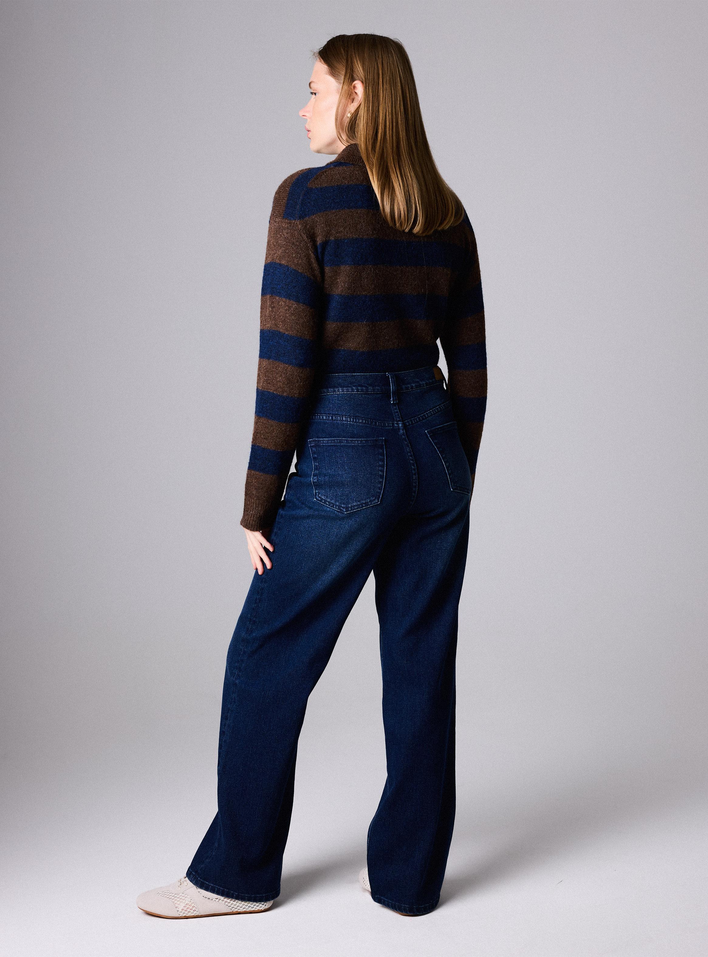 Jeans Wide Leg Tiro Alto-5