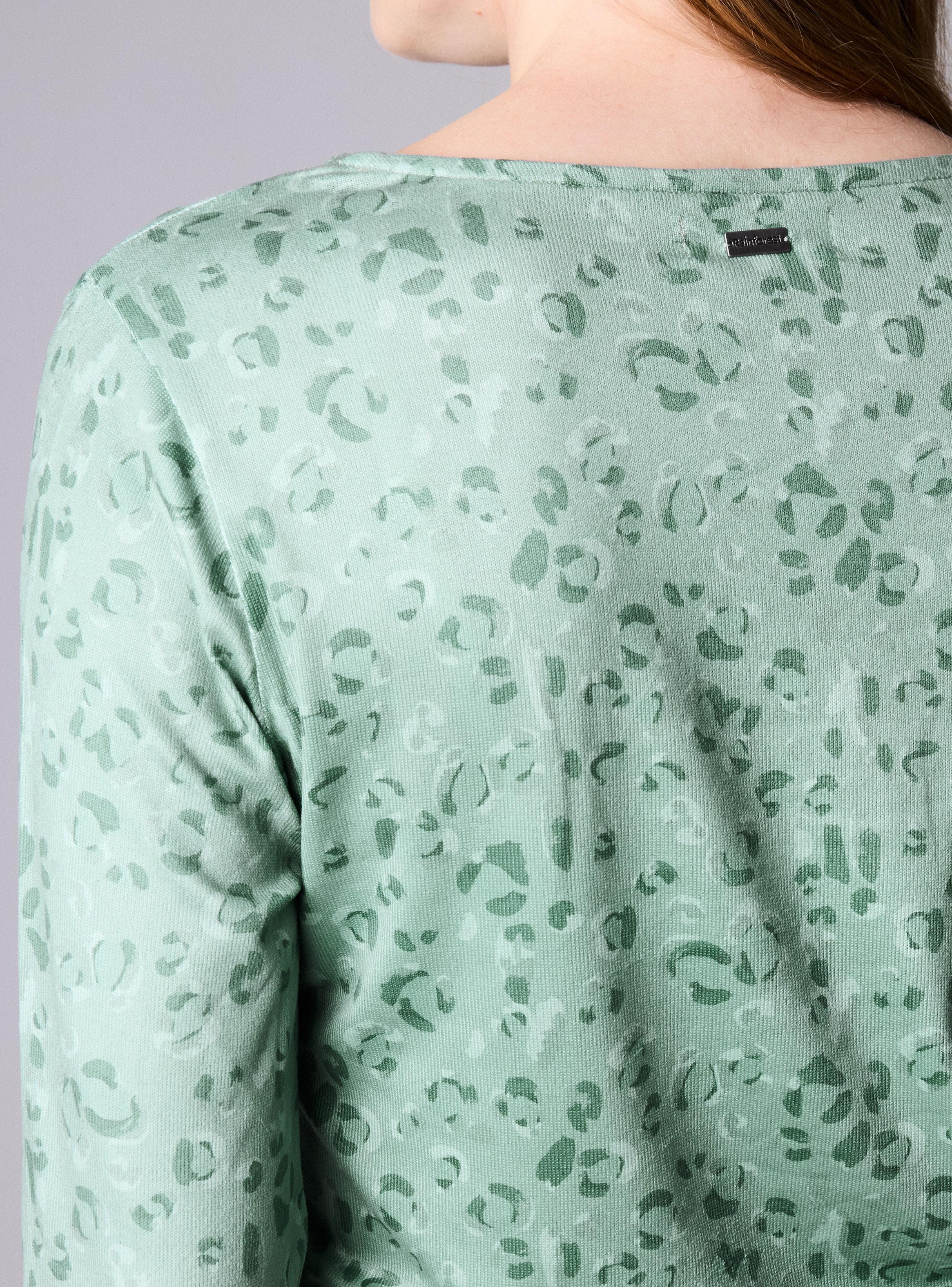 Polera Animal Print Manga Larga Cuello Redondo-3