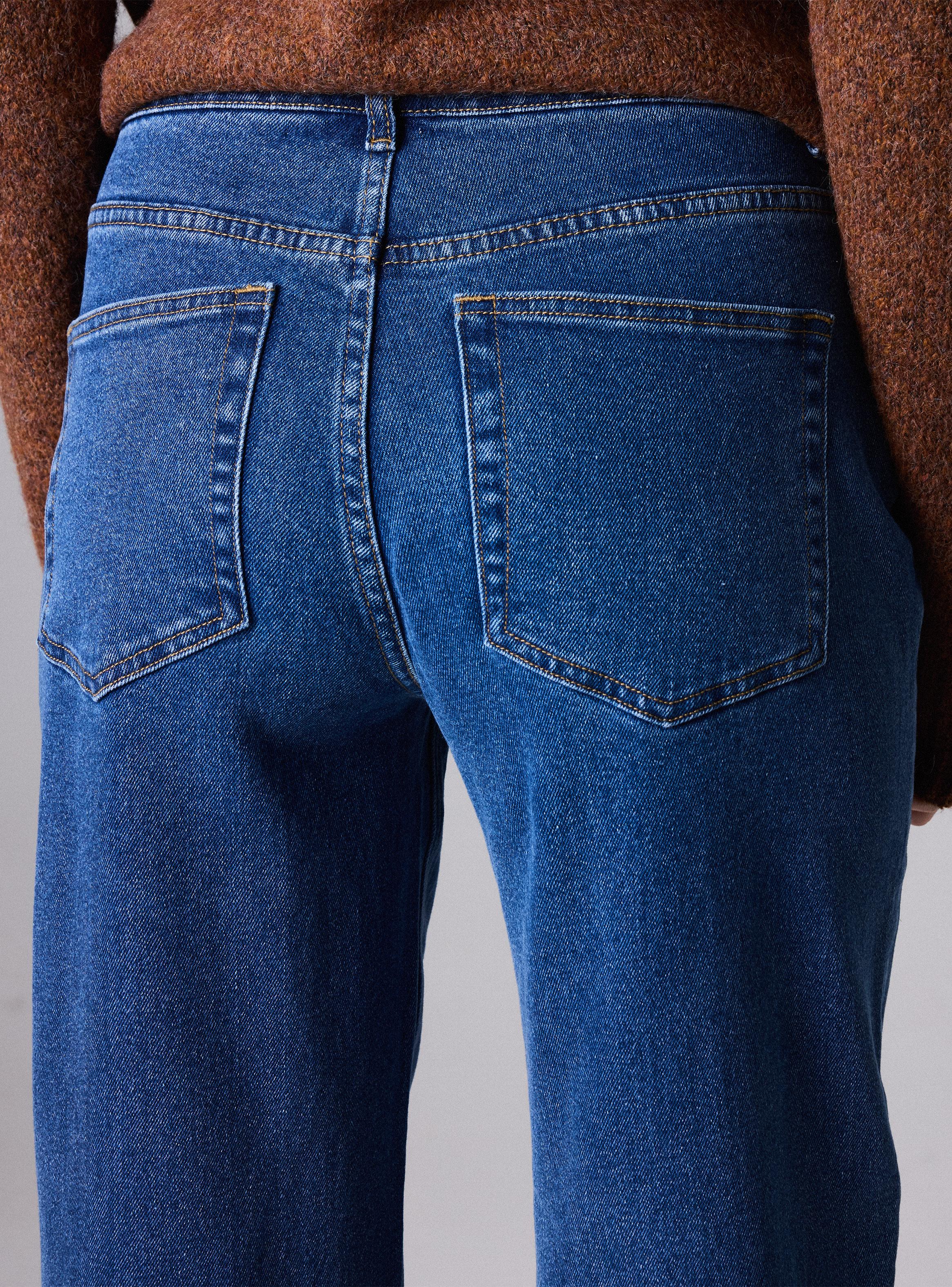 Jeans Wide Leg de Tiro Alto-3