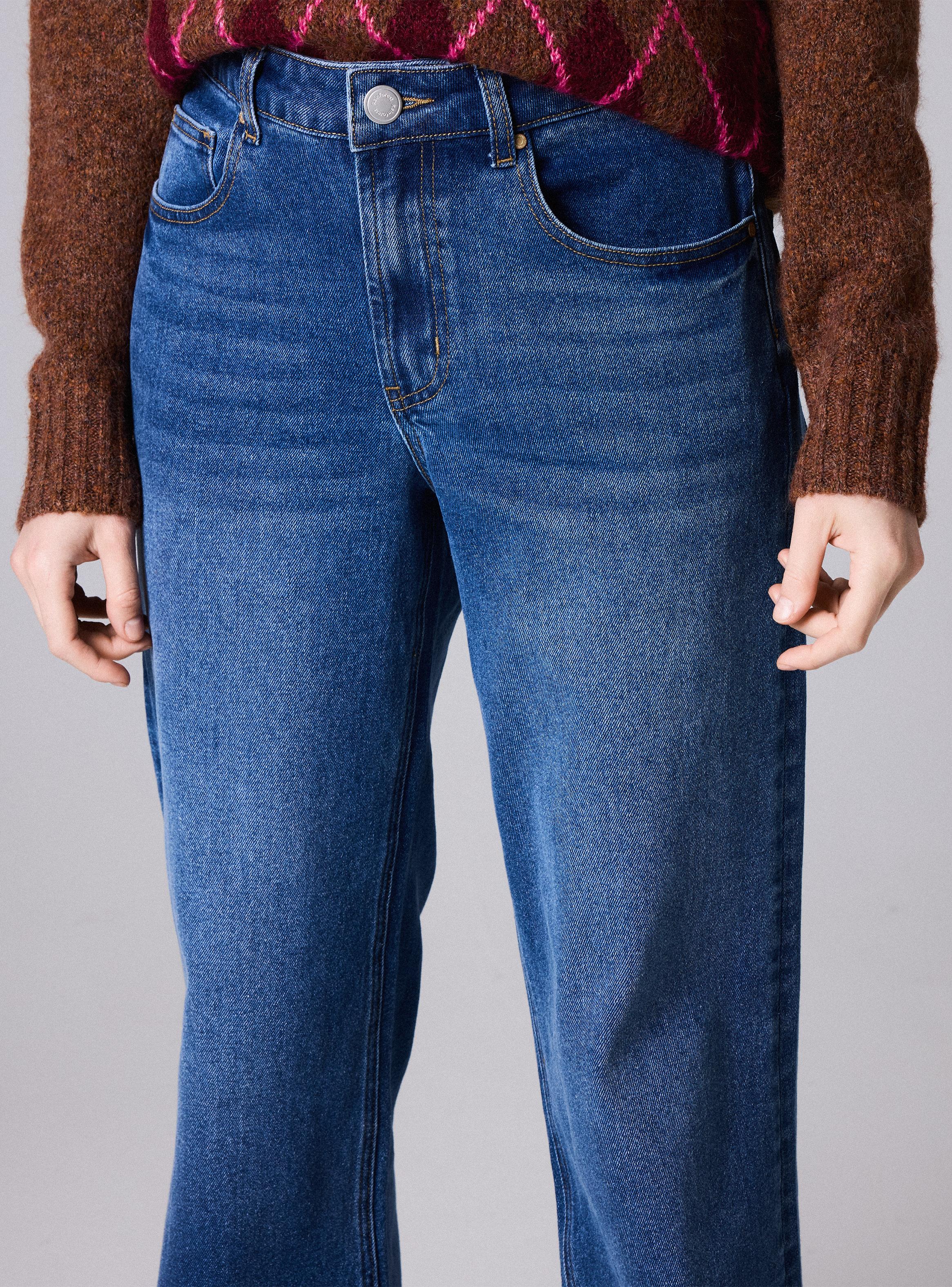 Jeans Wide Leg de Tiro Alto-2