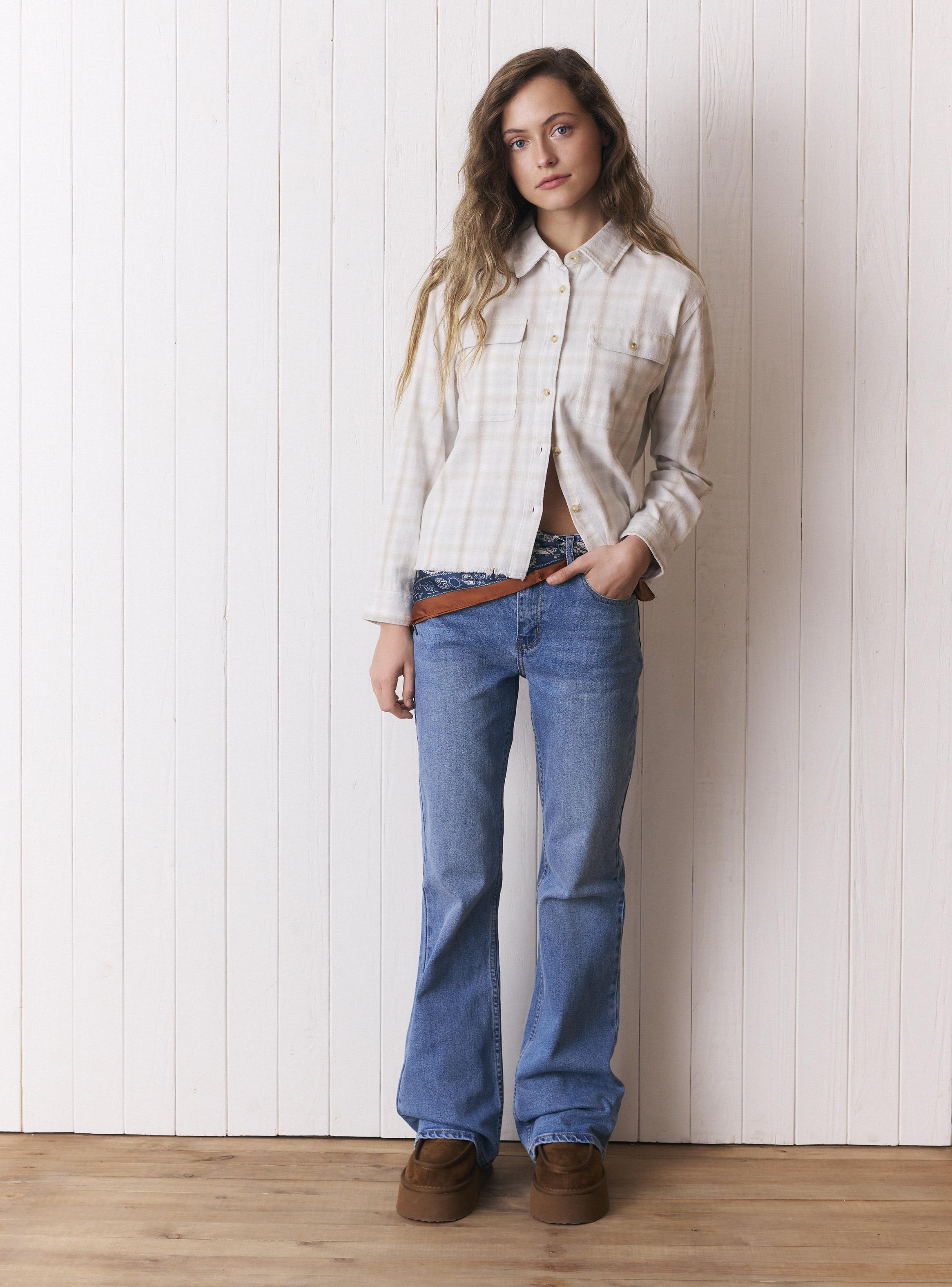 Blusa Sobrecamisa de Franela-4