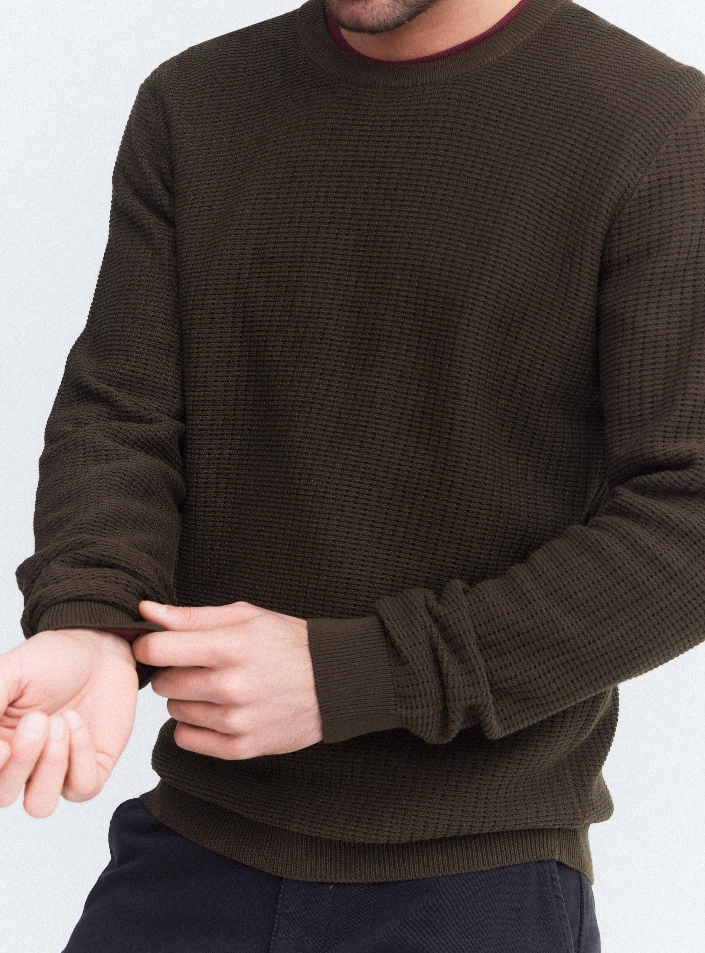 Sweater Cuello Redondo Texturado-3