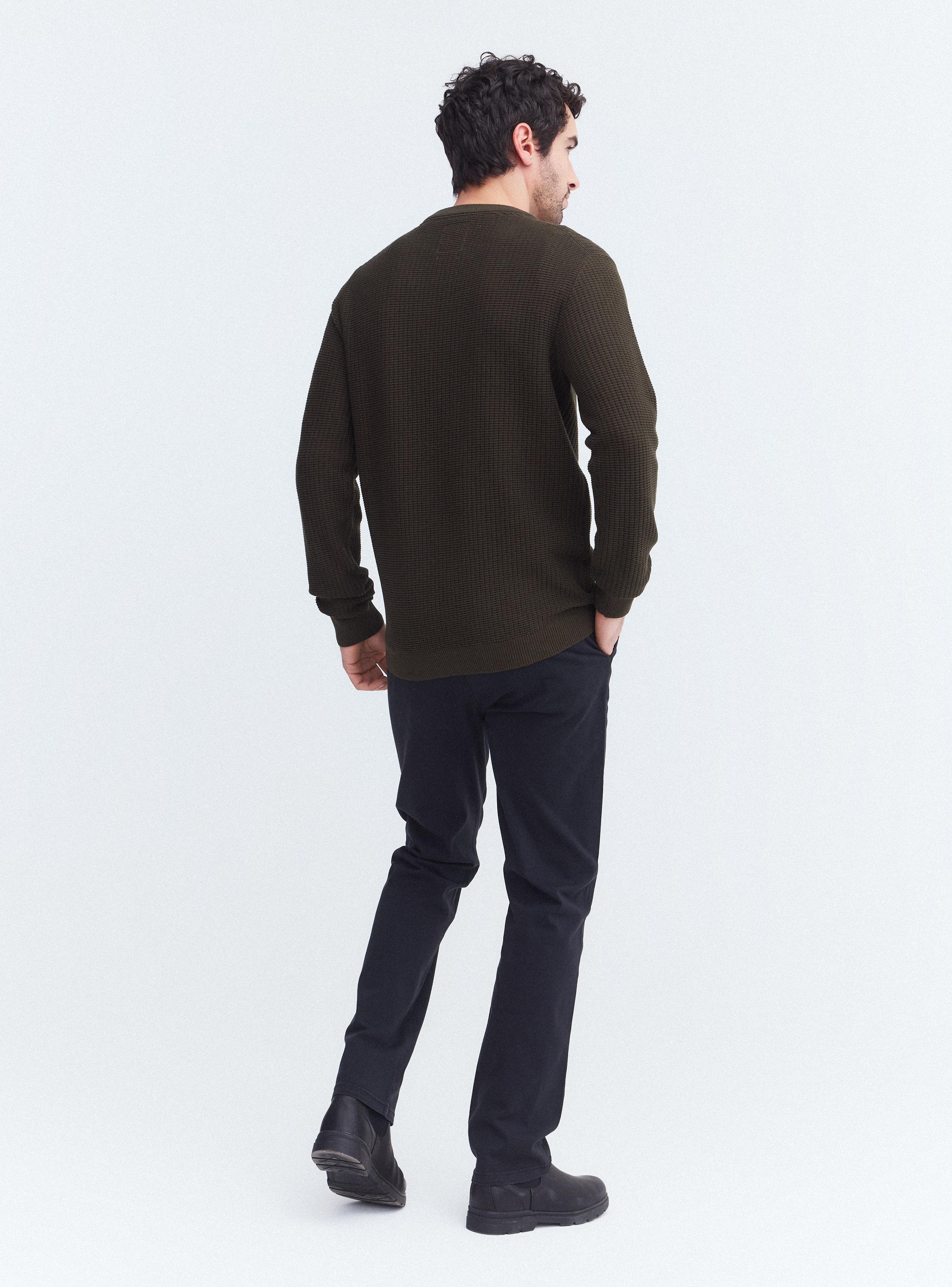 Sweater Cuello Redondo Texturado-5