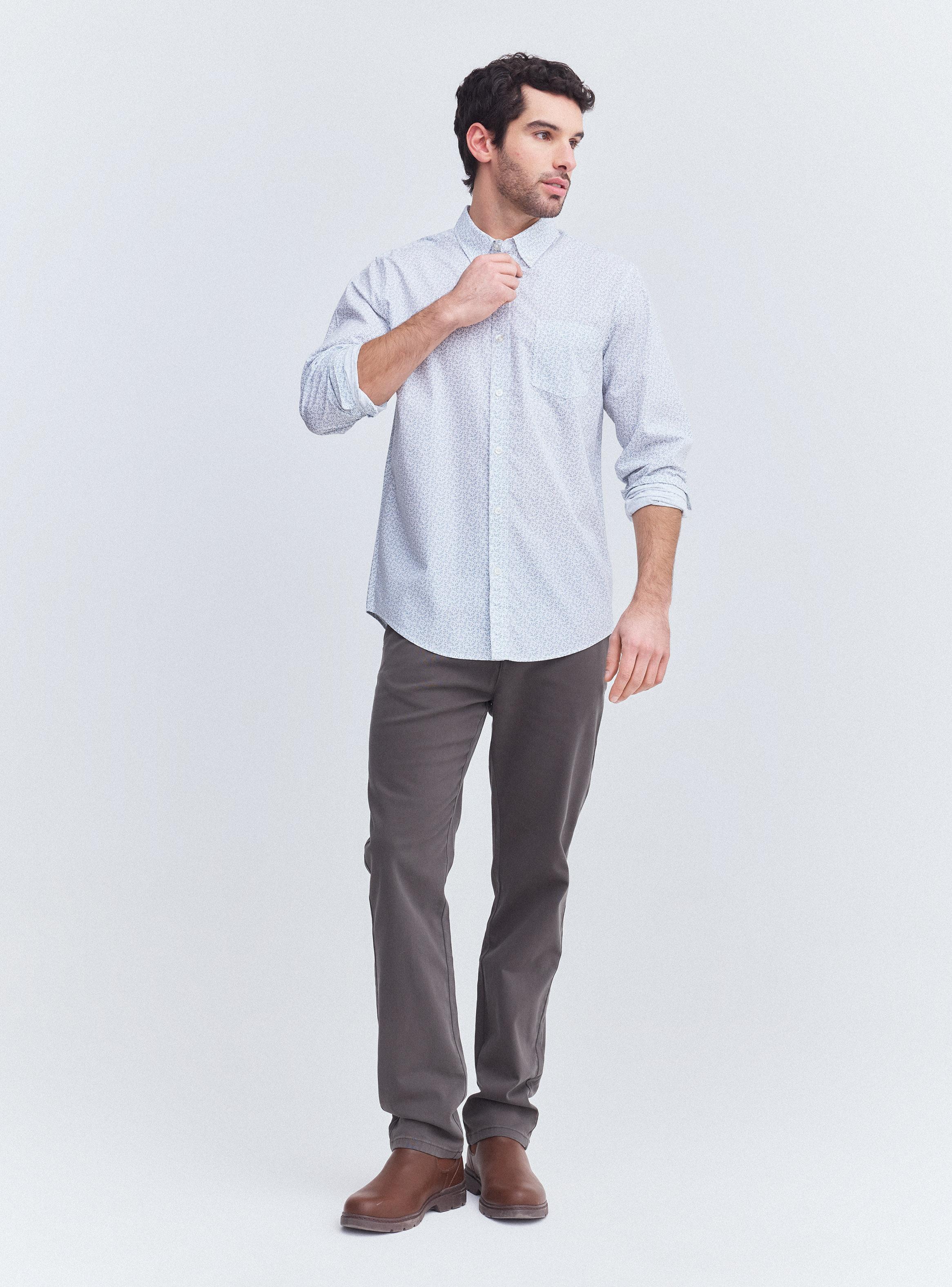 Camisa Poplin con Puntos-4