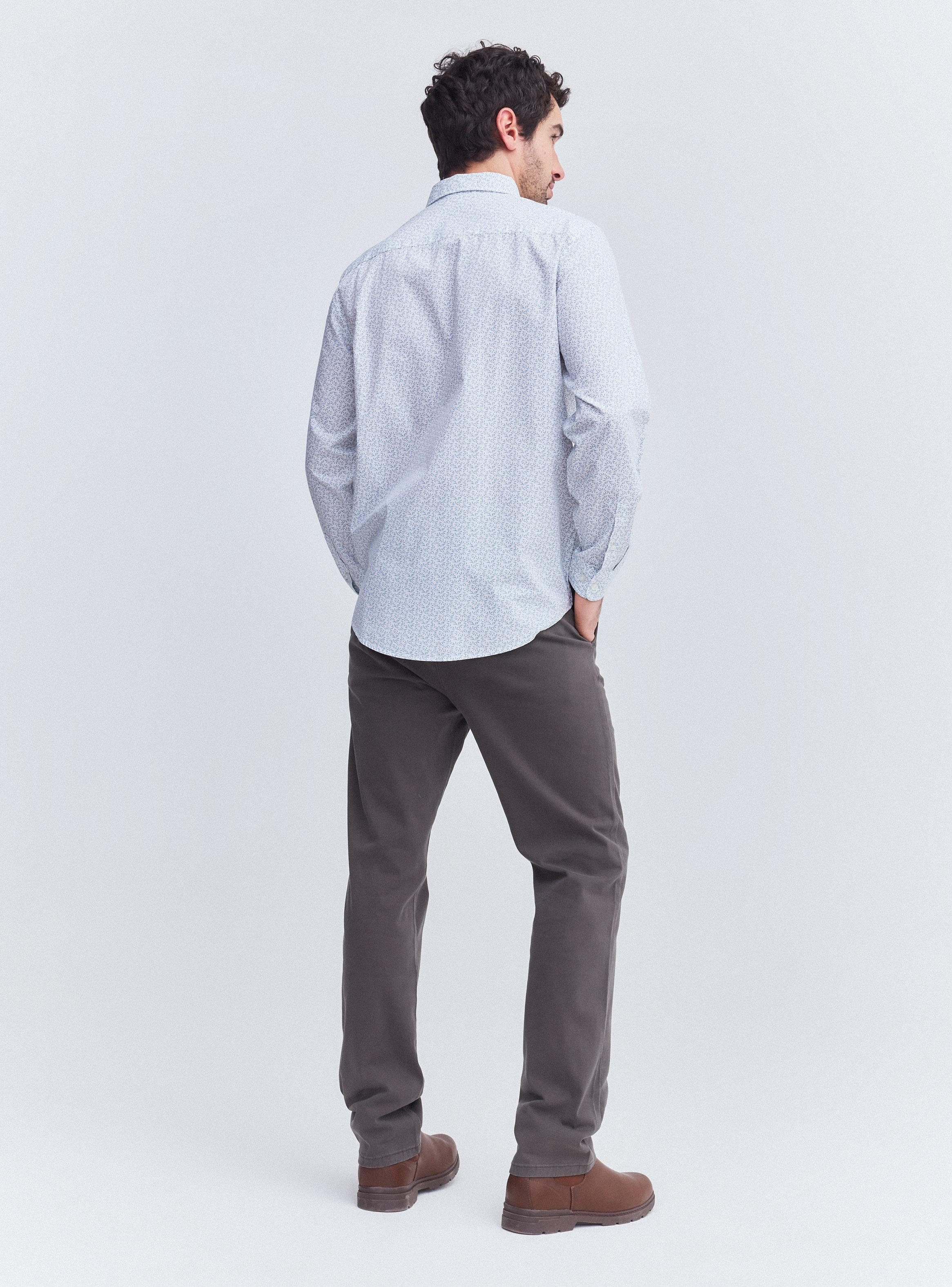 Camisa Poplin con Puntos-5