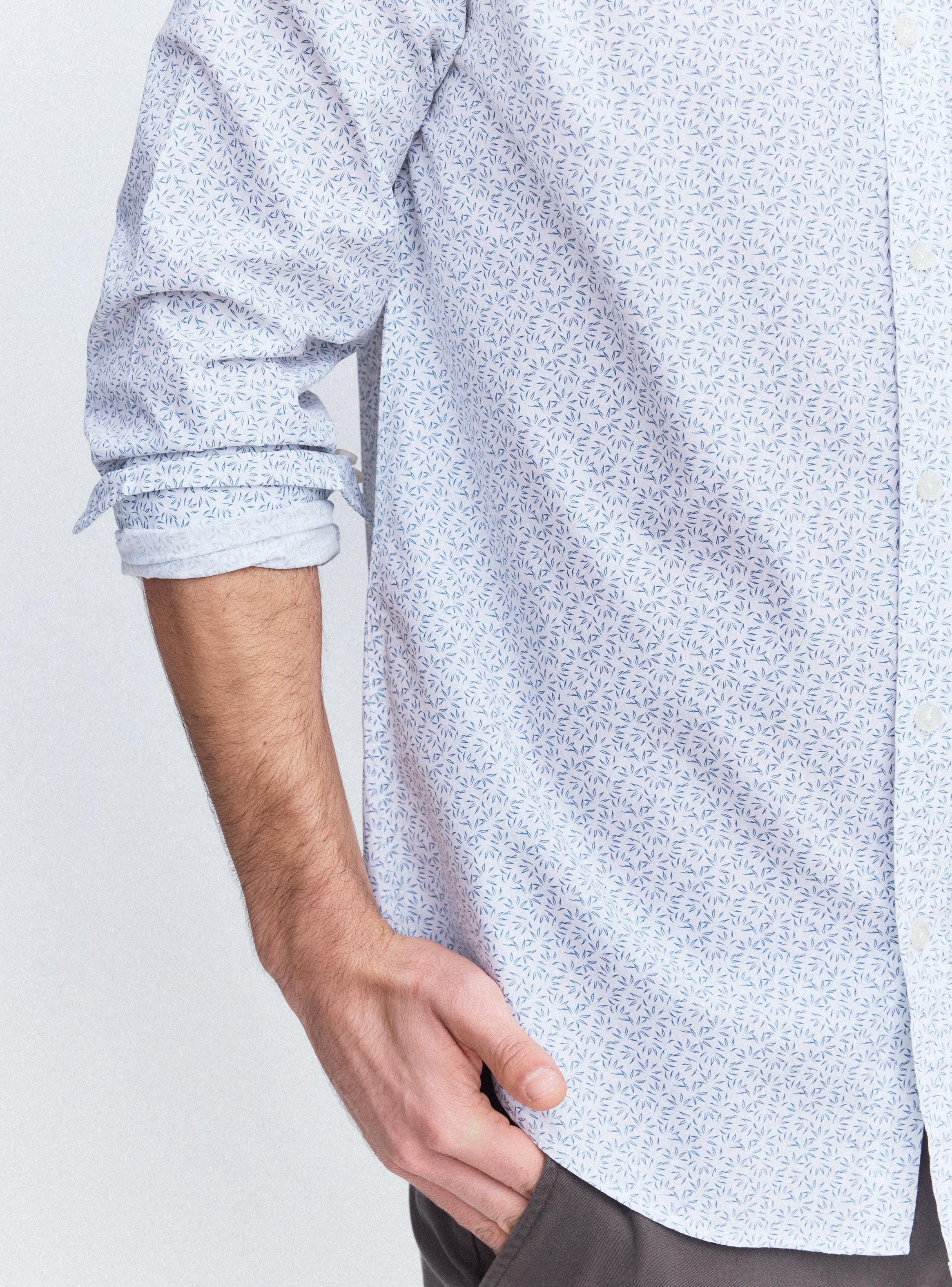 Camisa Poplin con Puntos-3