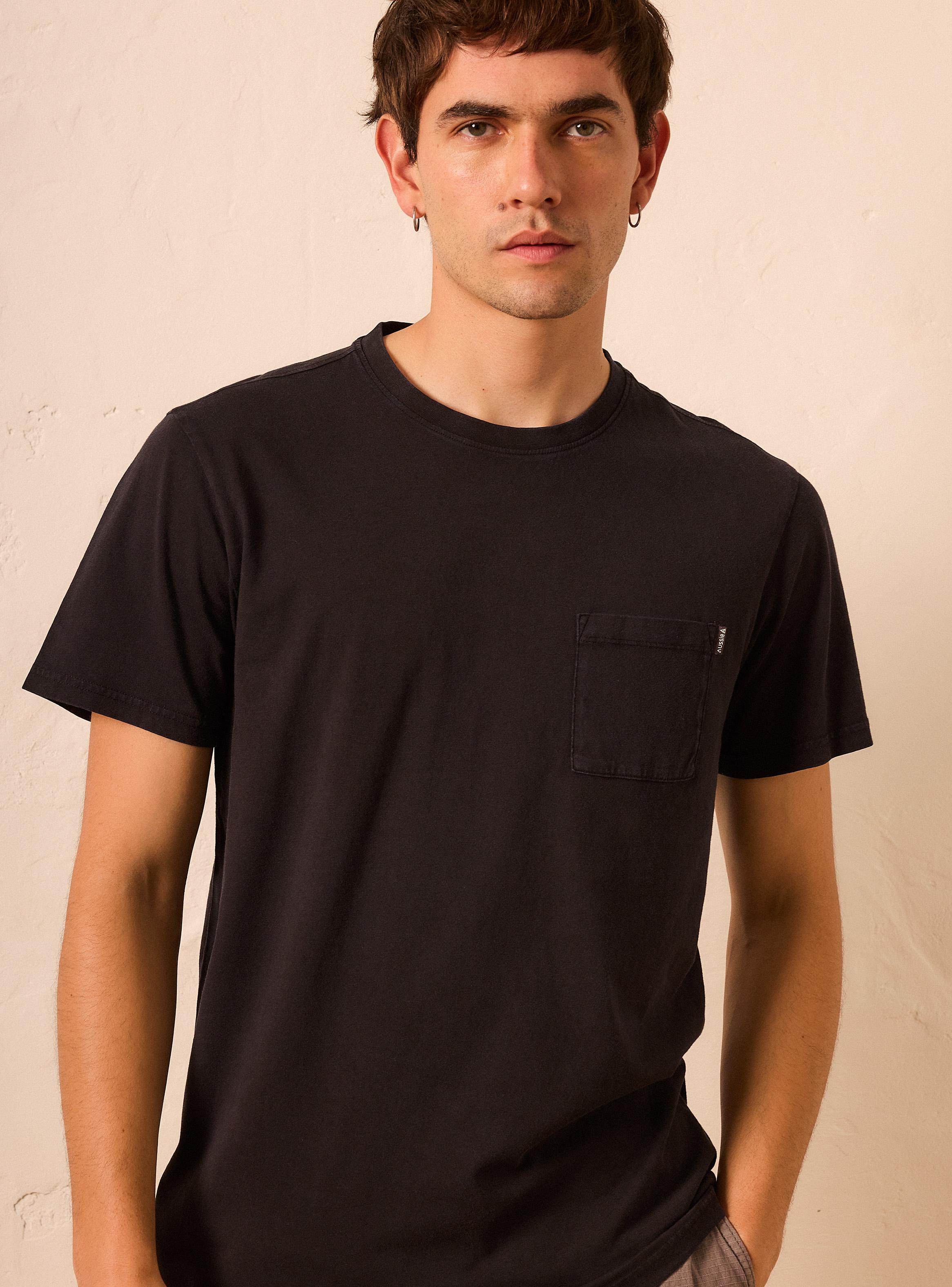 Polera Manga Corta Bolsillo Frontal-2