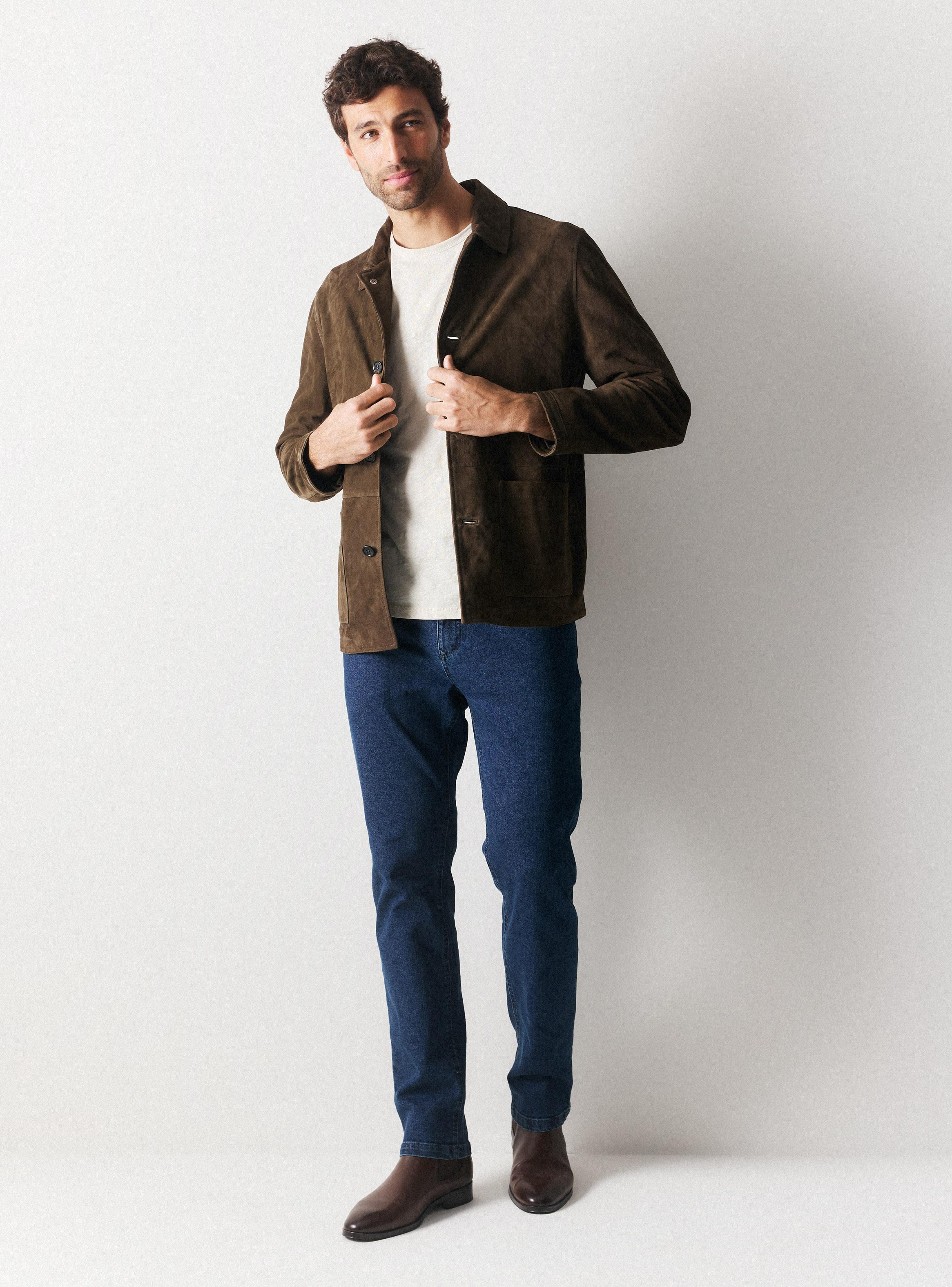 Chaqueta Cuero Hombre-4