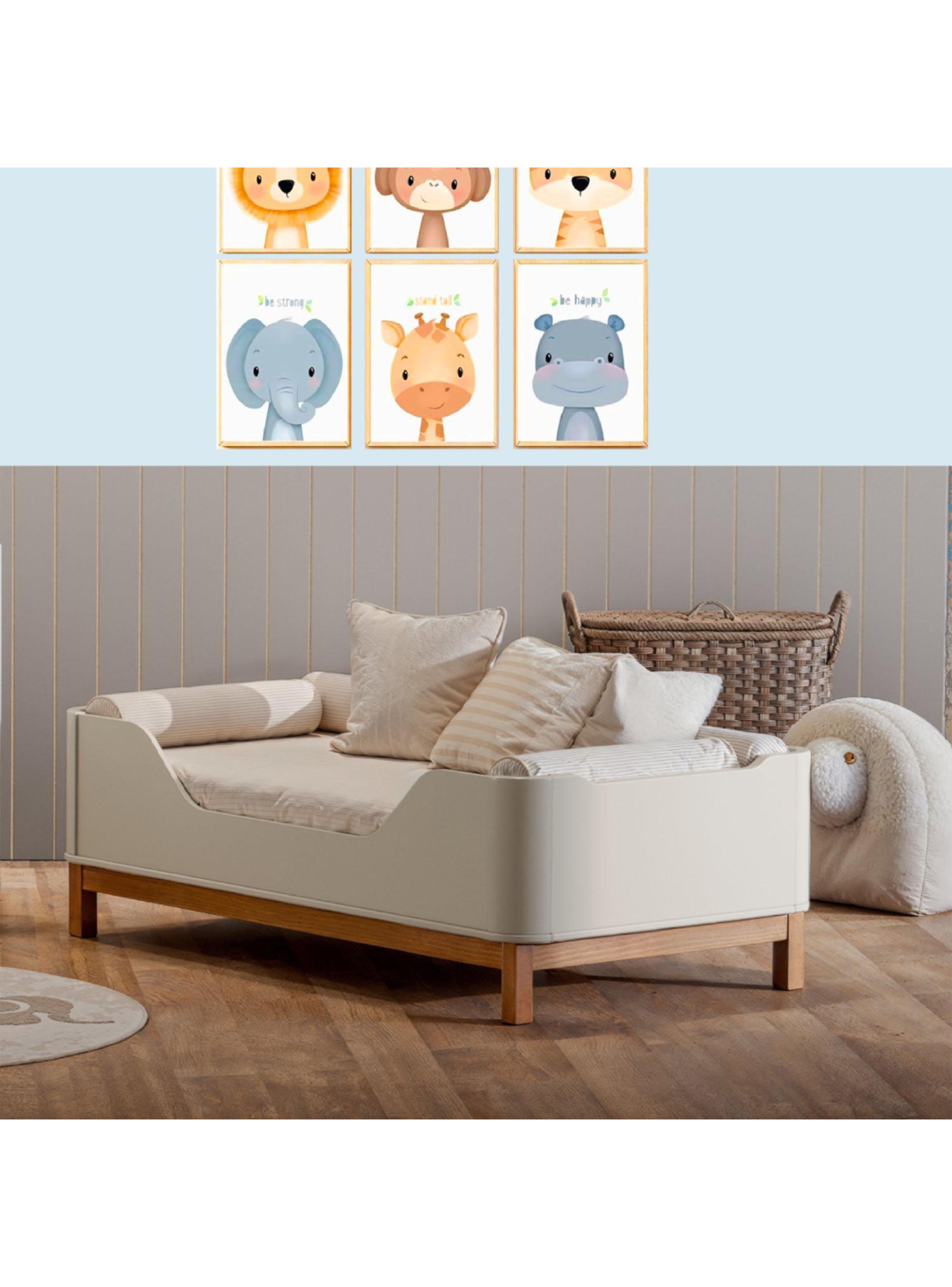 Cuna de Madera Flow 3 Funciones Beige Eco Wood-3