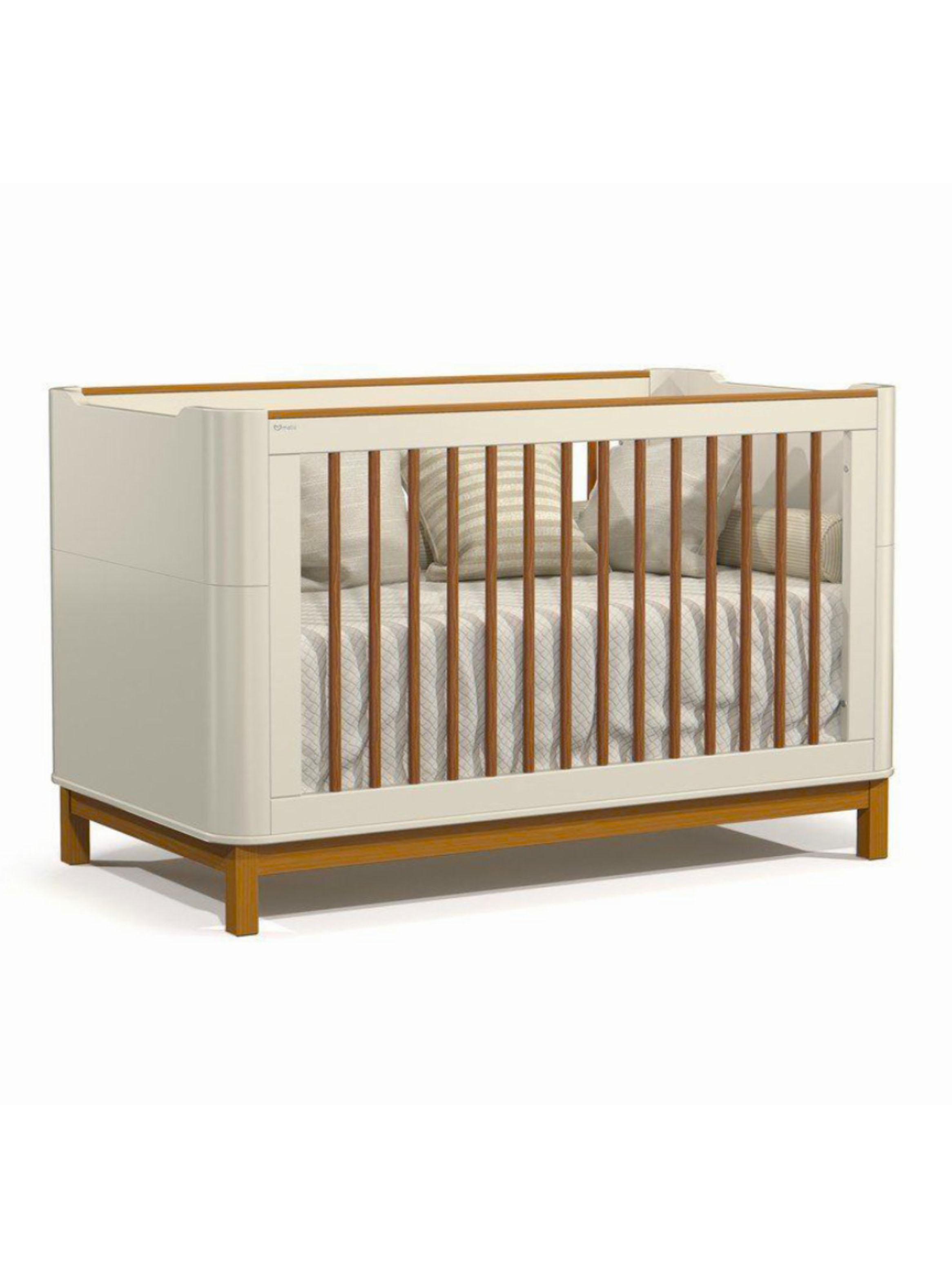 Cuna de Madera Flow 3 Funciones Beige Eco Wood-0