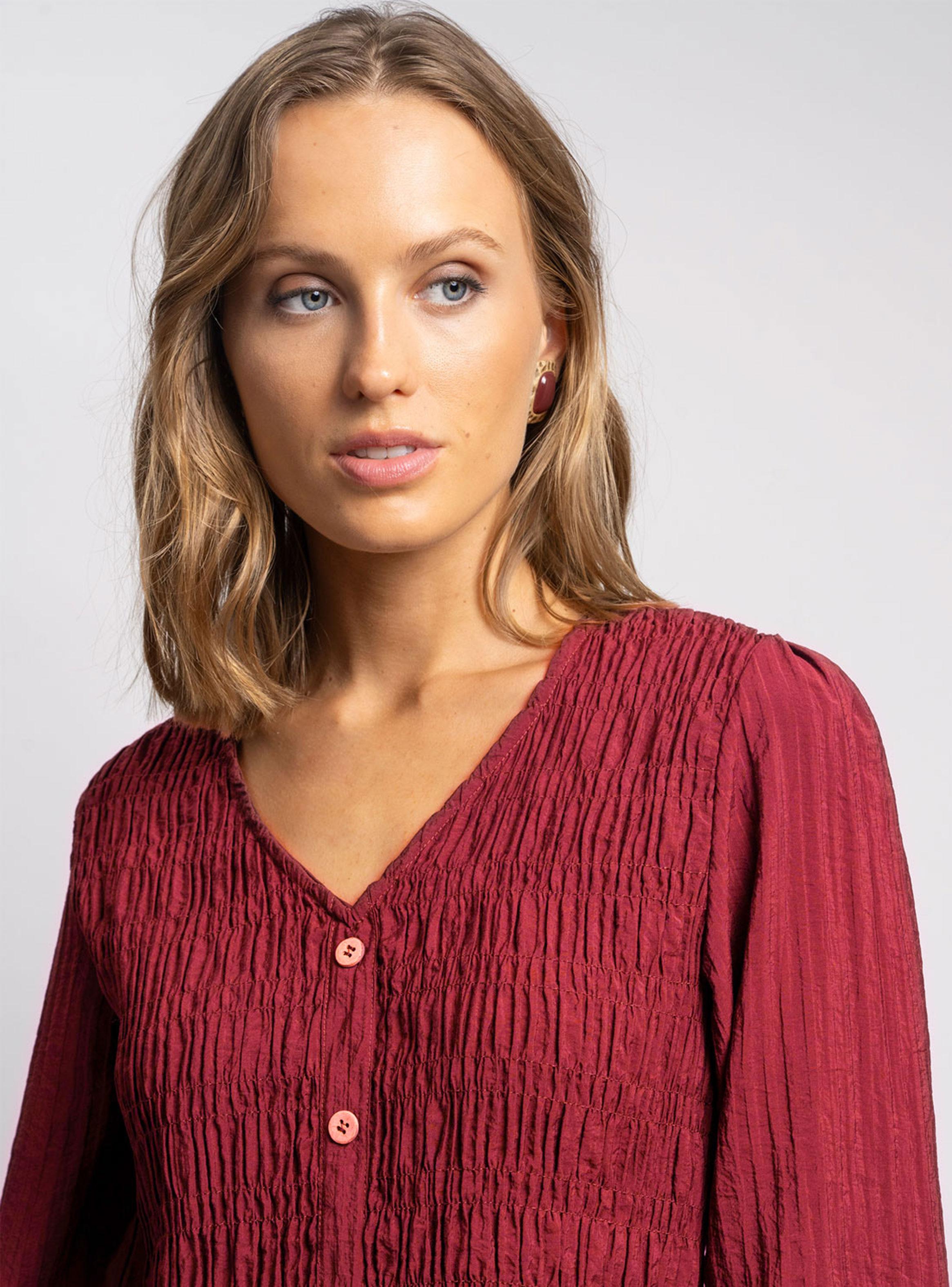 Blusa Valentina Burdeo-2